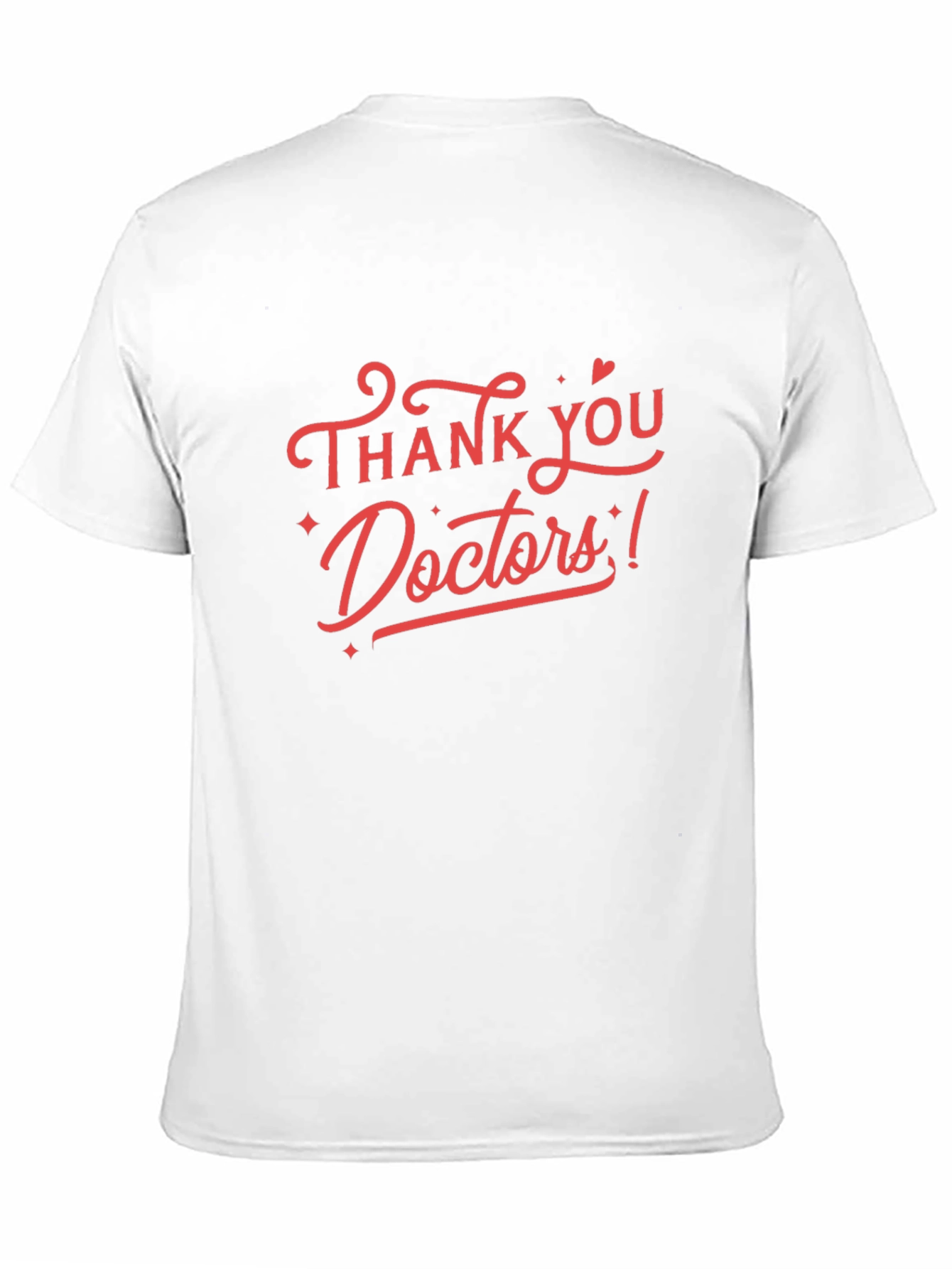 Thank You Doctors Black Tee
