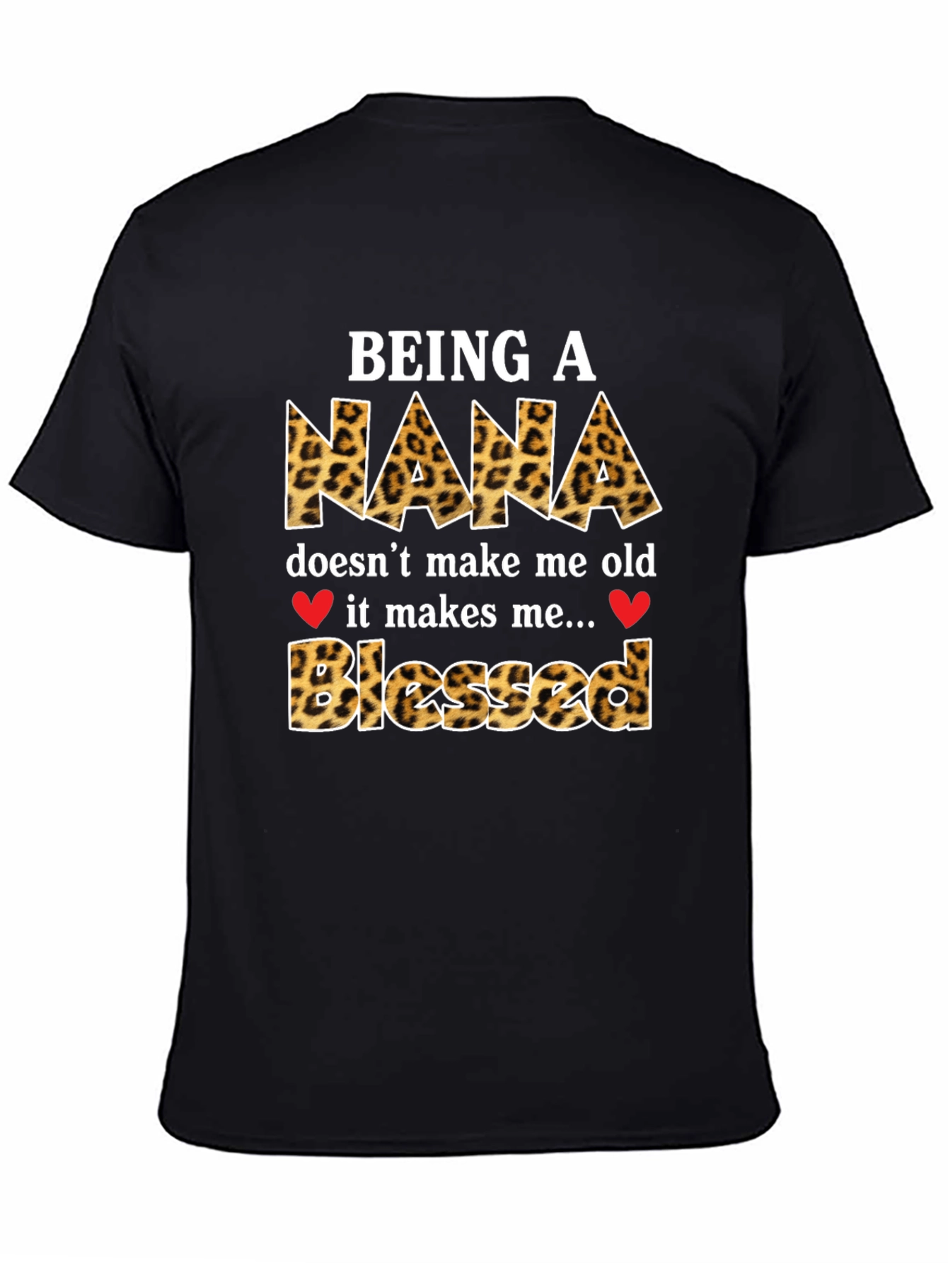 Leopard Print Nana Blessed T-Shirt