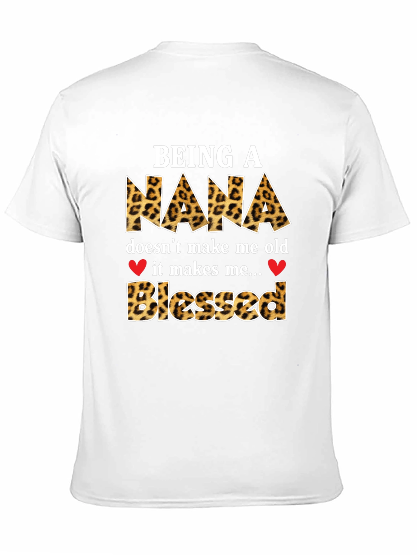 Leopard Print Nana Blessed T-Shirt