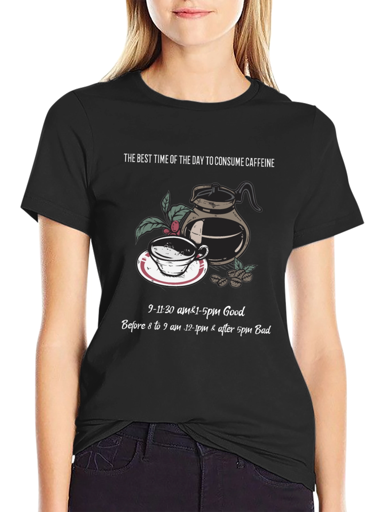 Best Time for Caffeine T-Shirt