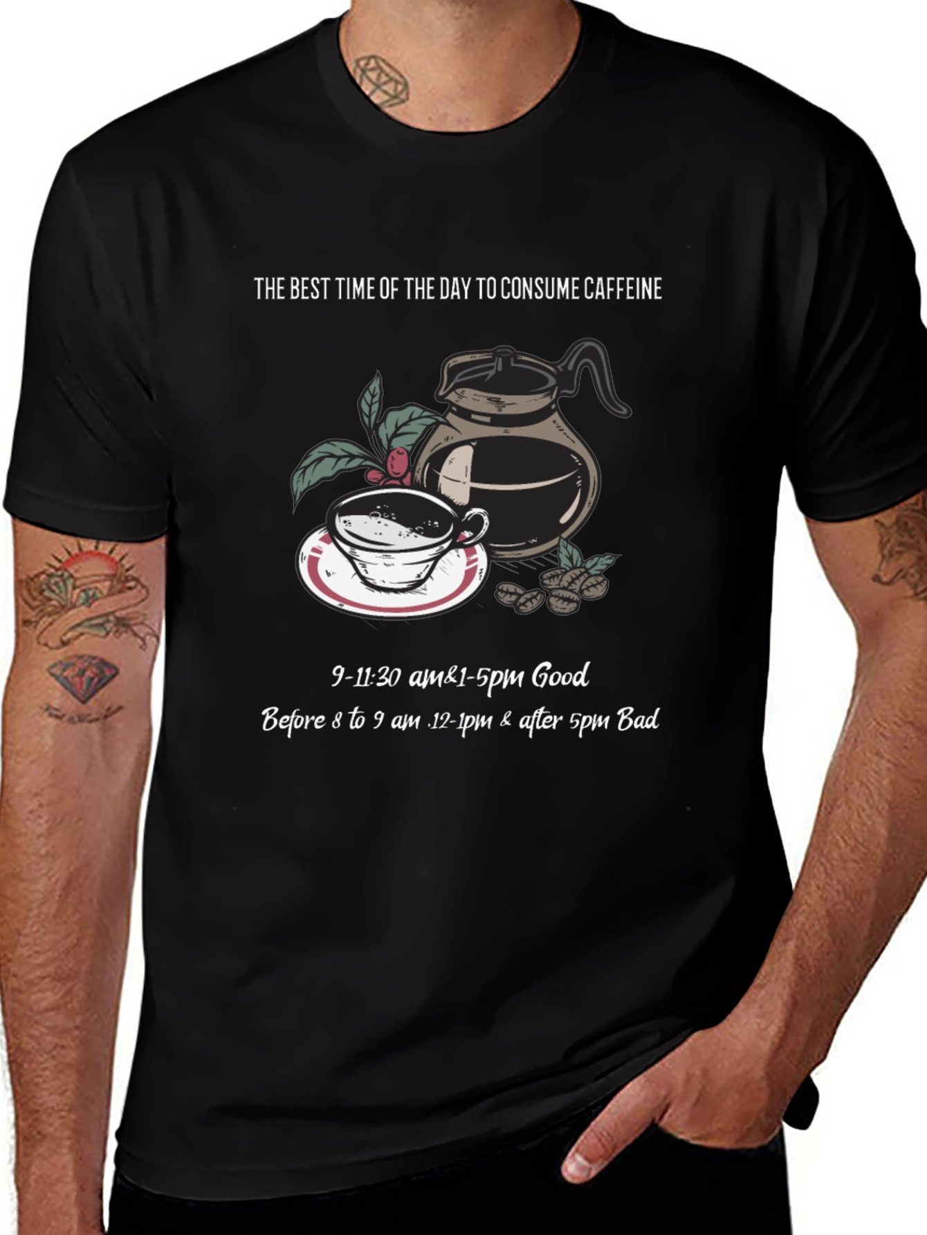 Best Time for Caffeine T-Shirt