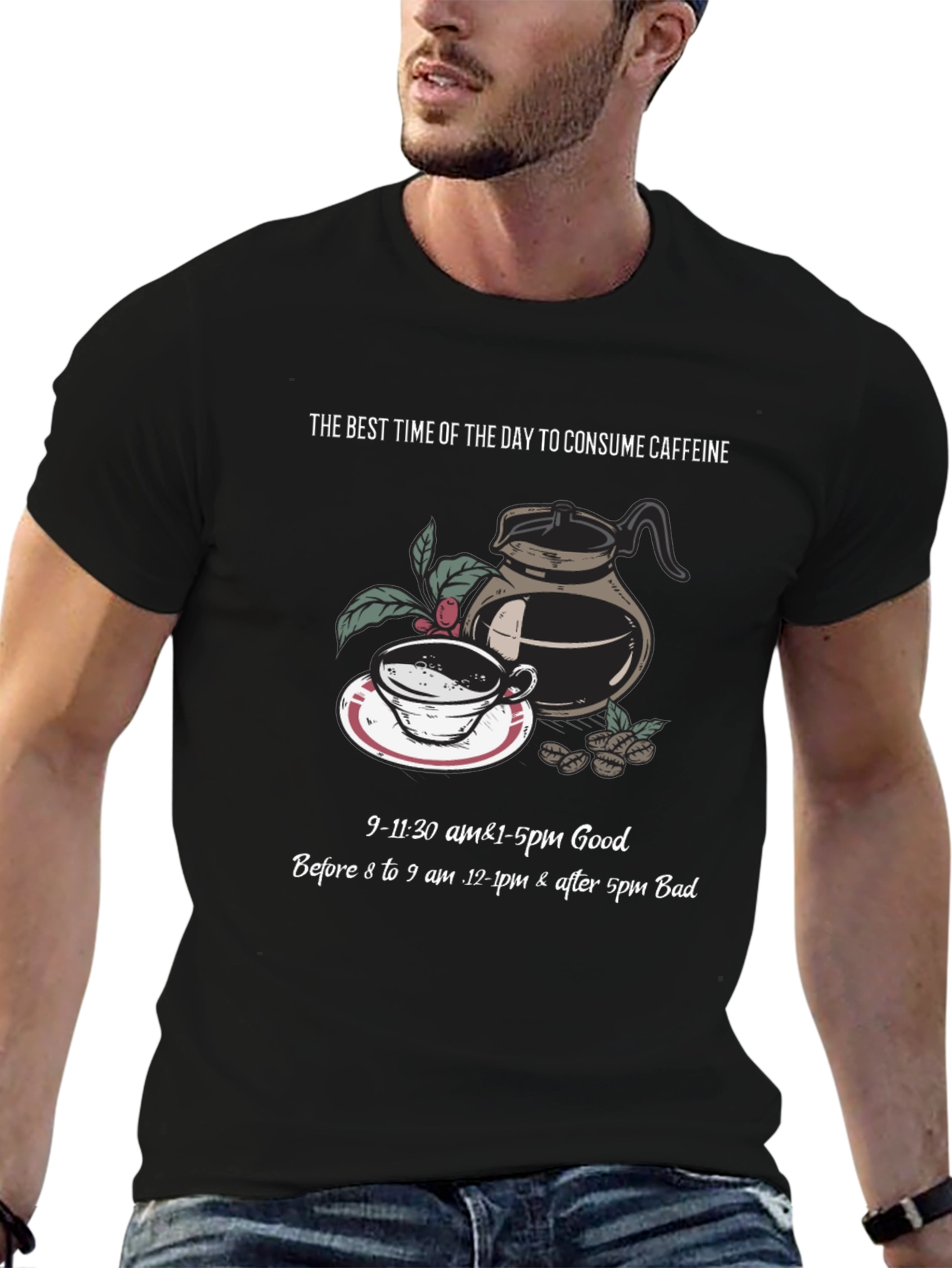 Best Time for Caffeine T-Shirt
