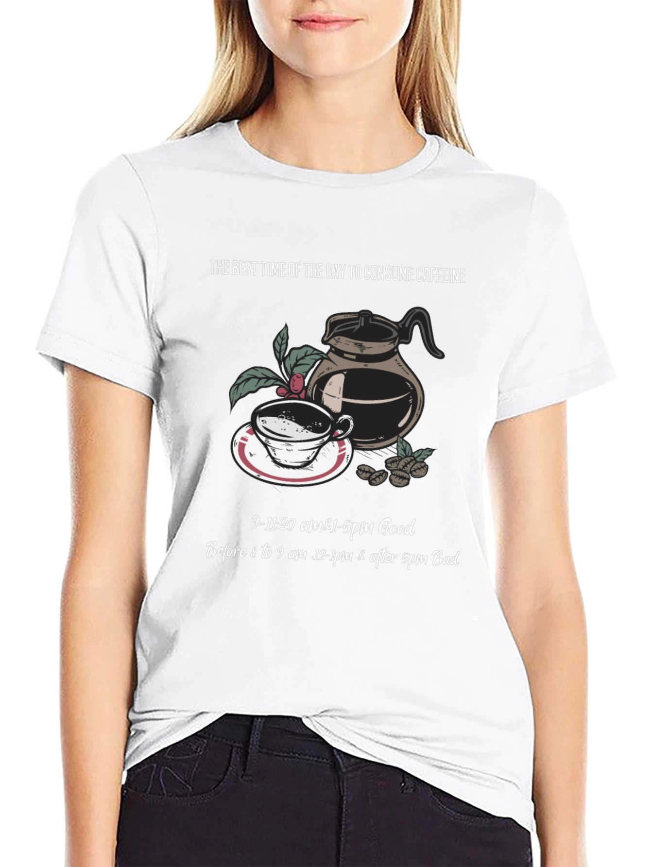 Best Time for Caffeine T-Shirt