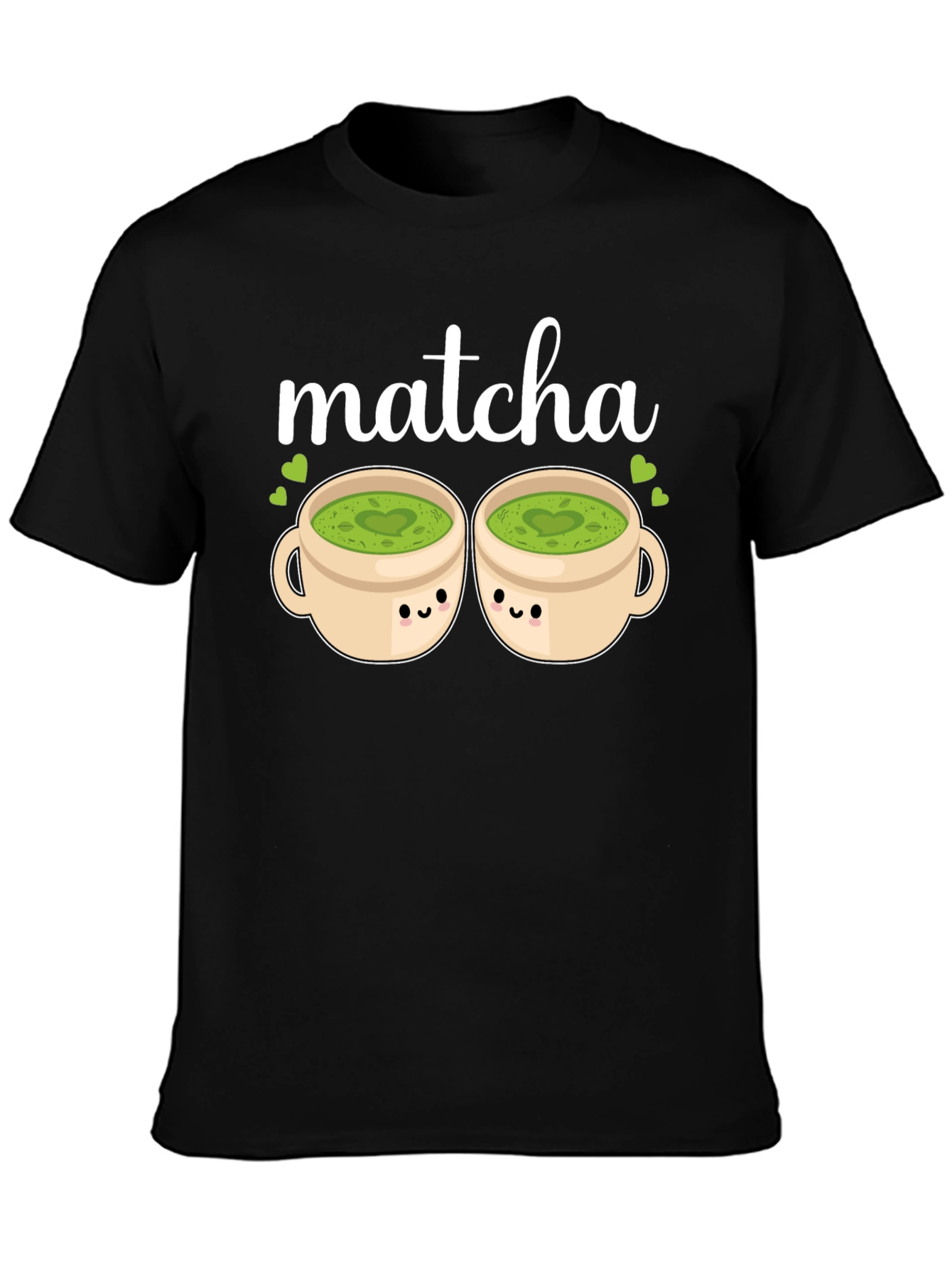 Matcha Lovers Tee: Kawaii Cups Graphic T-Shirt
