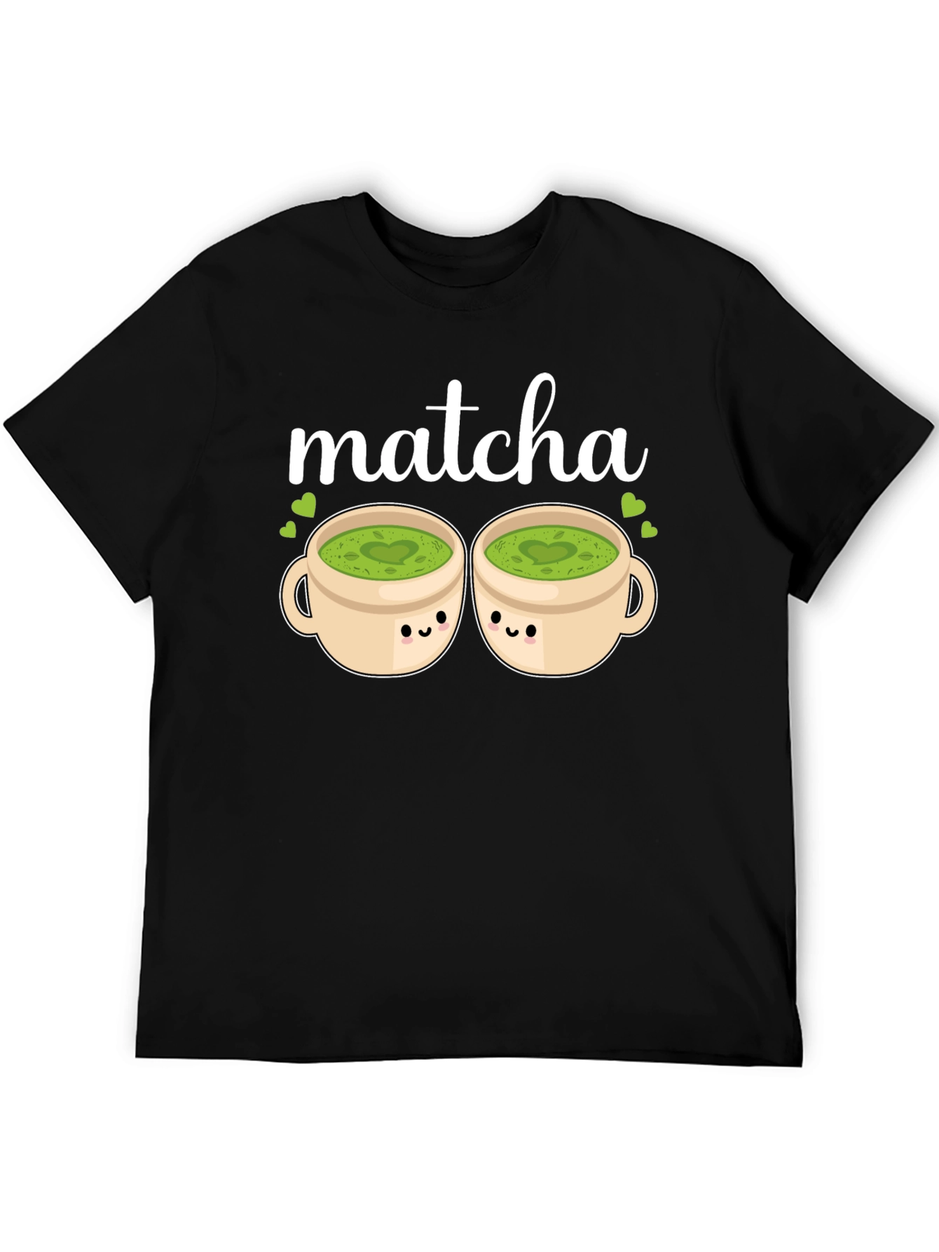 Matcha Lovers Tee: Kawaii Cups Graphic T-Shirt