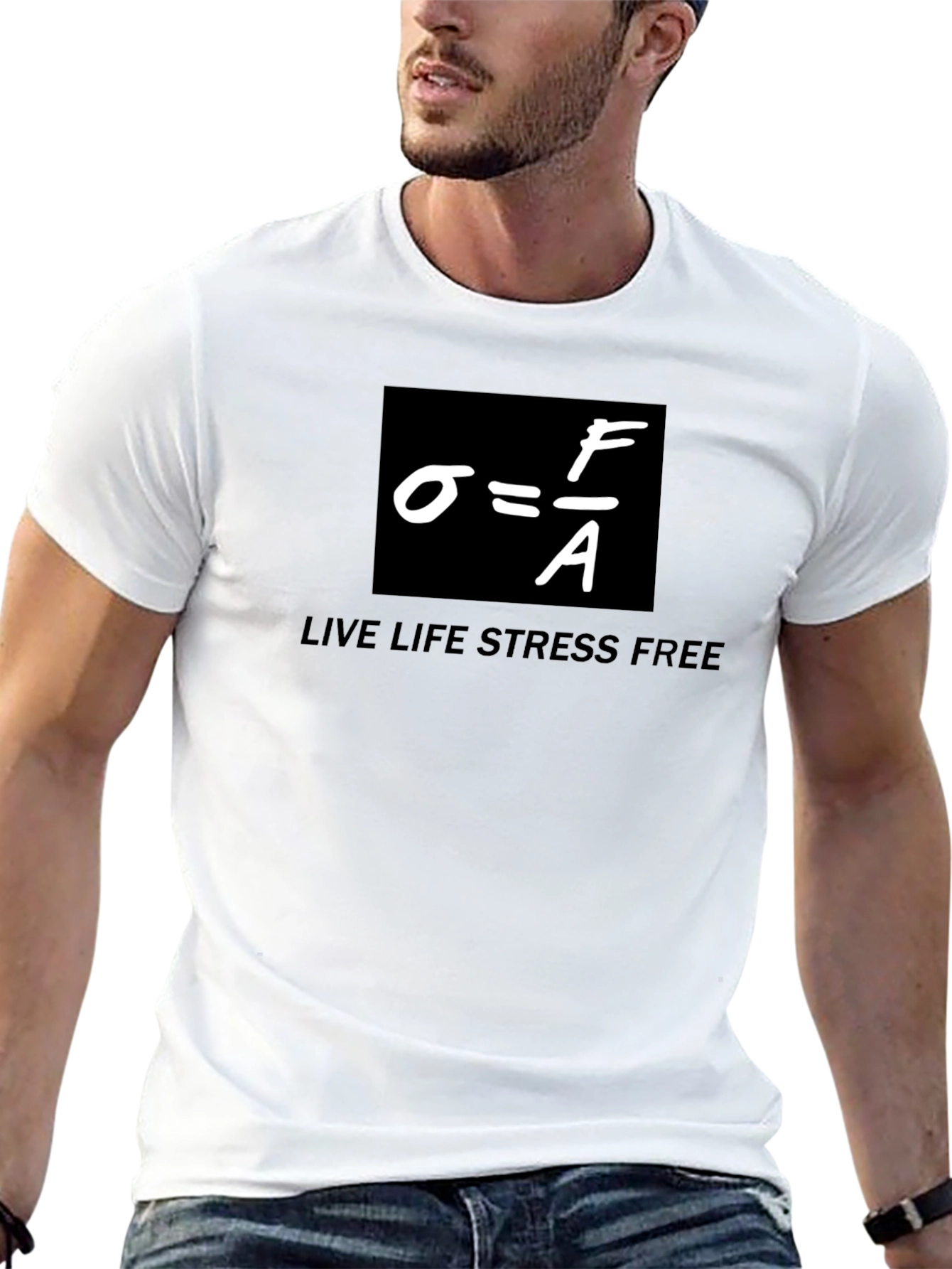 Live Stress-Free T-Shirt: Formula Design Relaxed Fit