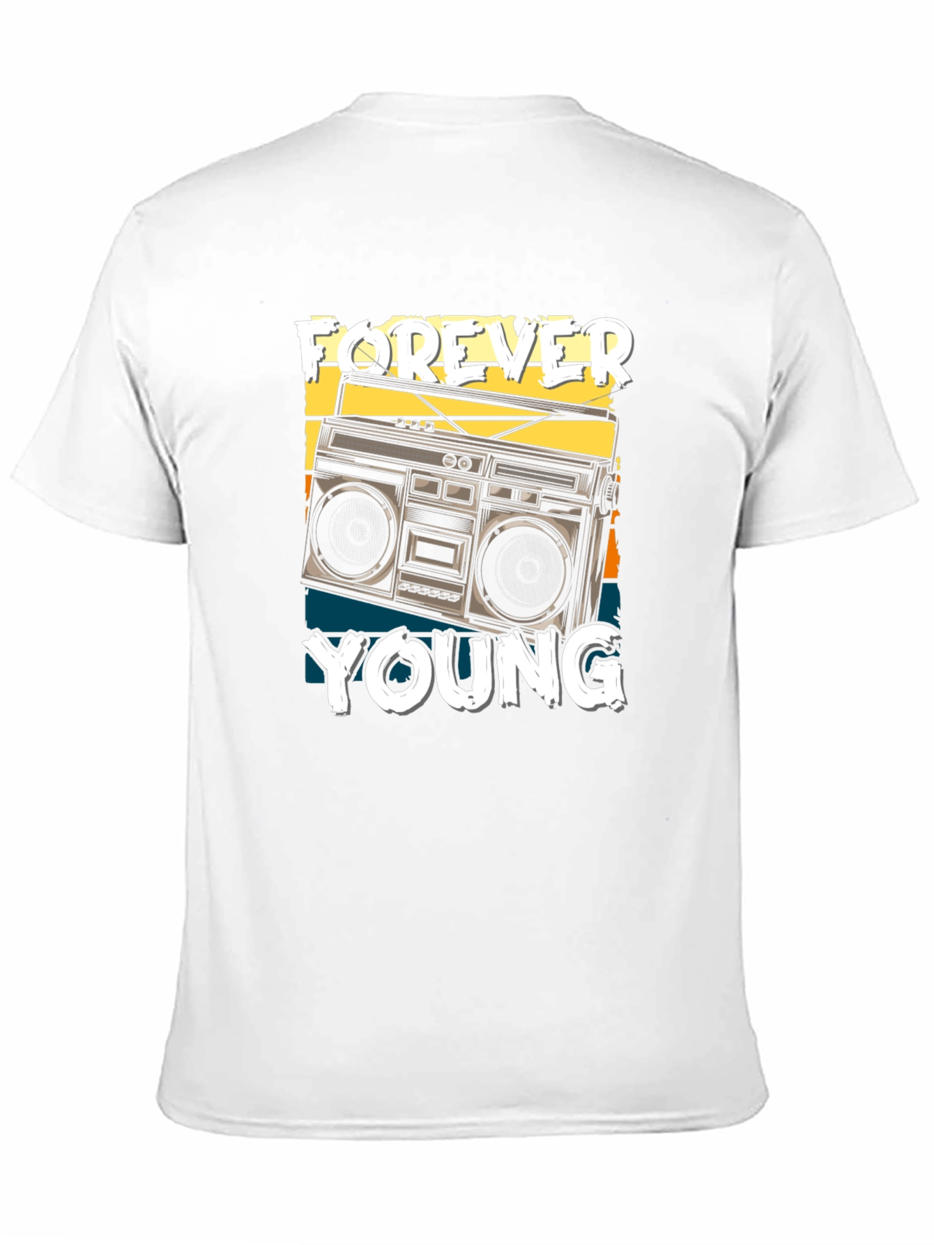 Forever Young Retro Boombox T-Shirt