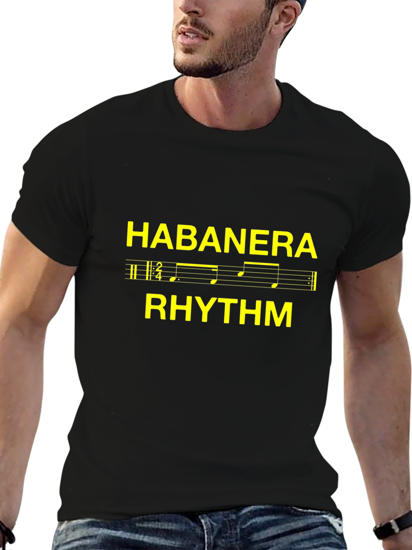 Habanera Rhythm Graphic T-Shirt - Music Lover Tee