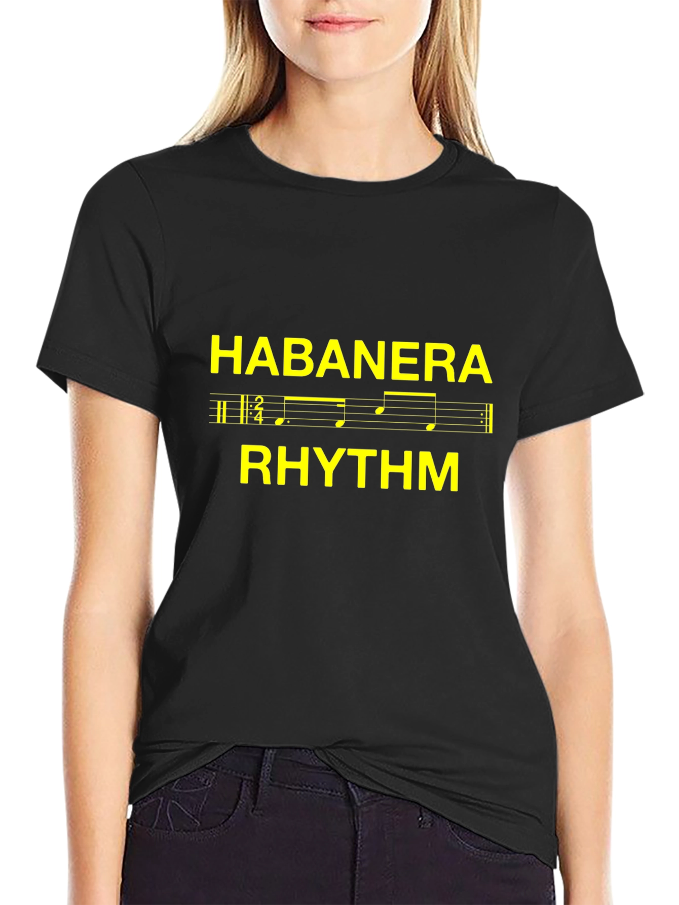 Habanera Rhythm Graphic T-Shirt - Music Lover Tee