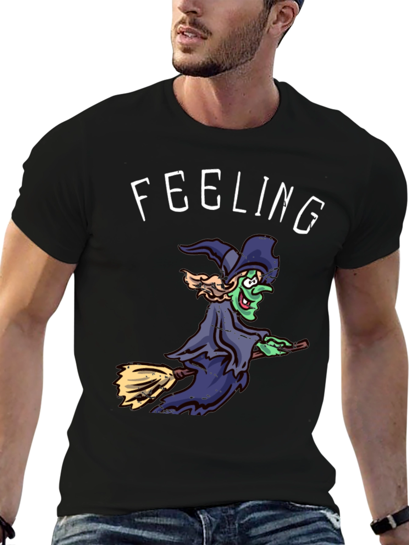 Feeling Witchy Black Graphic Tee