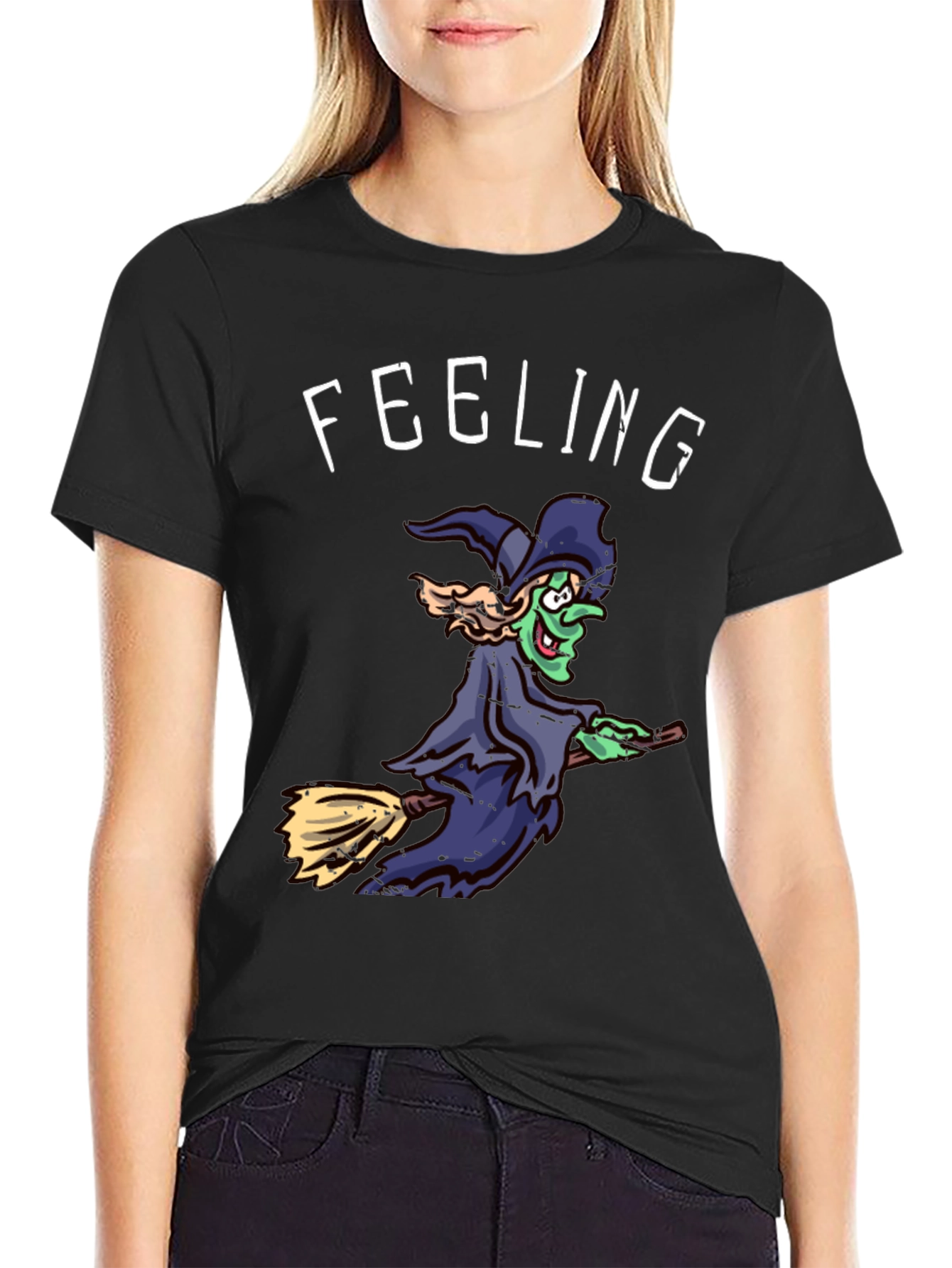 Feeling Witchy Black Graphic Tee