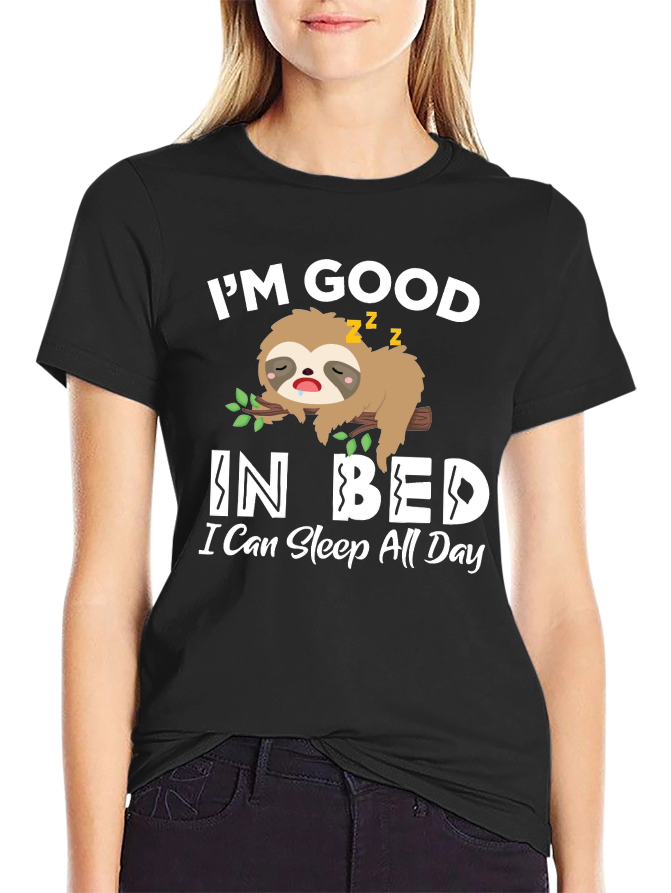 Im Good In Bed Sloth T-Shirt