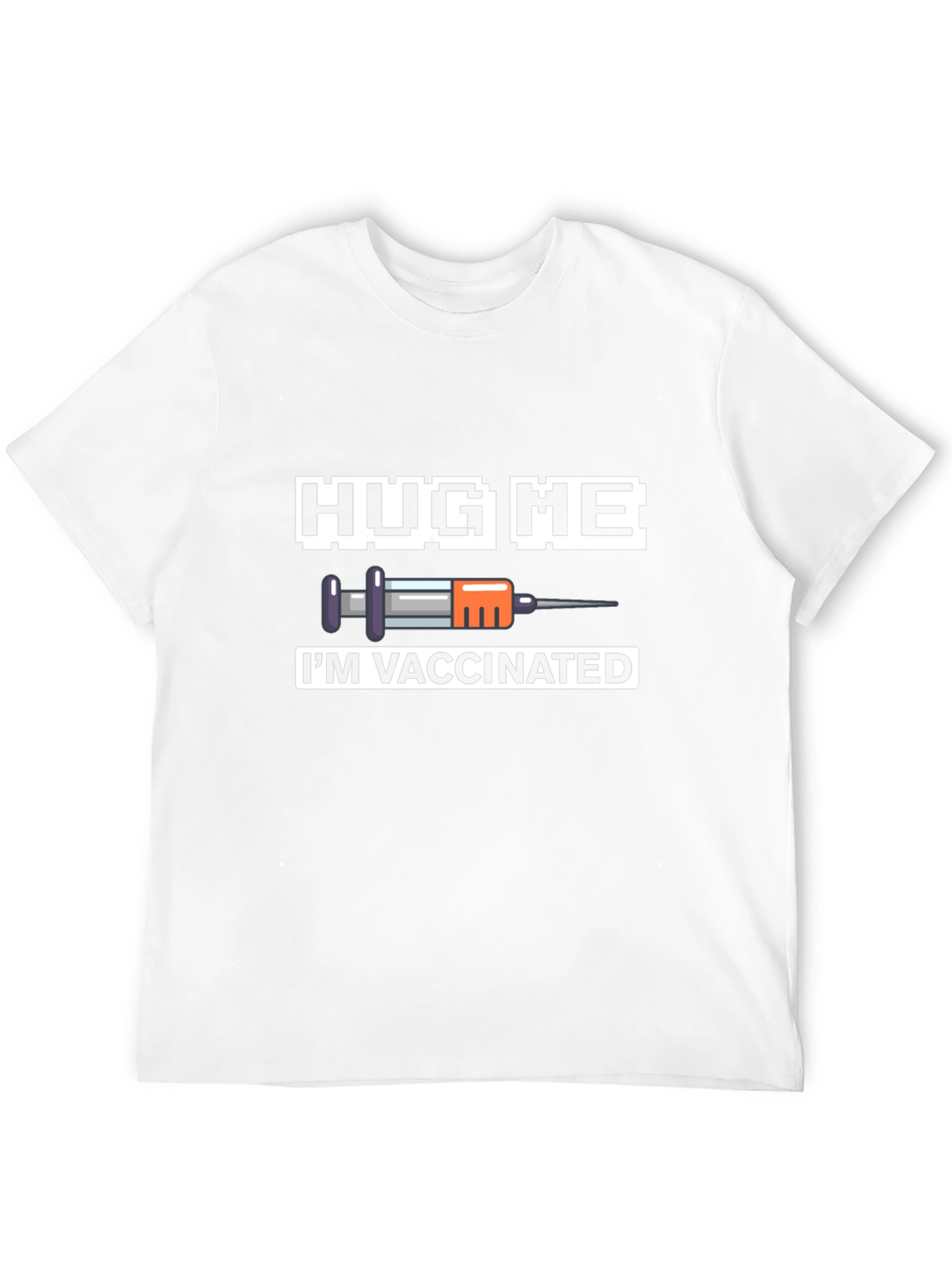 Hug Me Im Vaccinated Graphic Tee