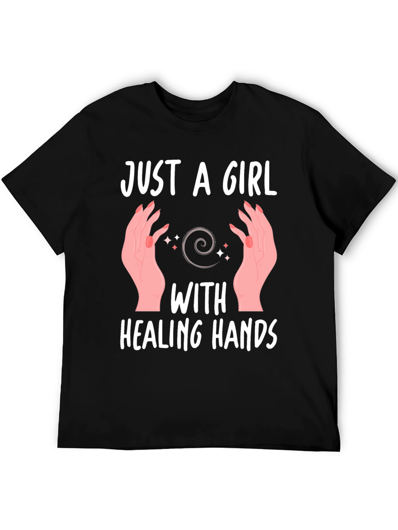 Healing Hands Graphic T-Shirt - Empowering Design