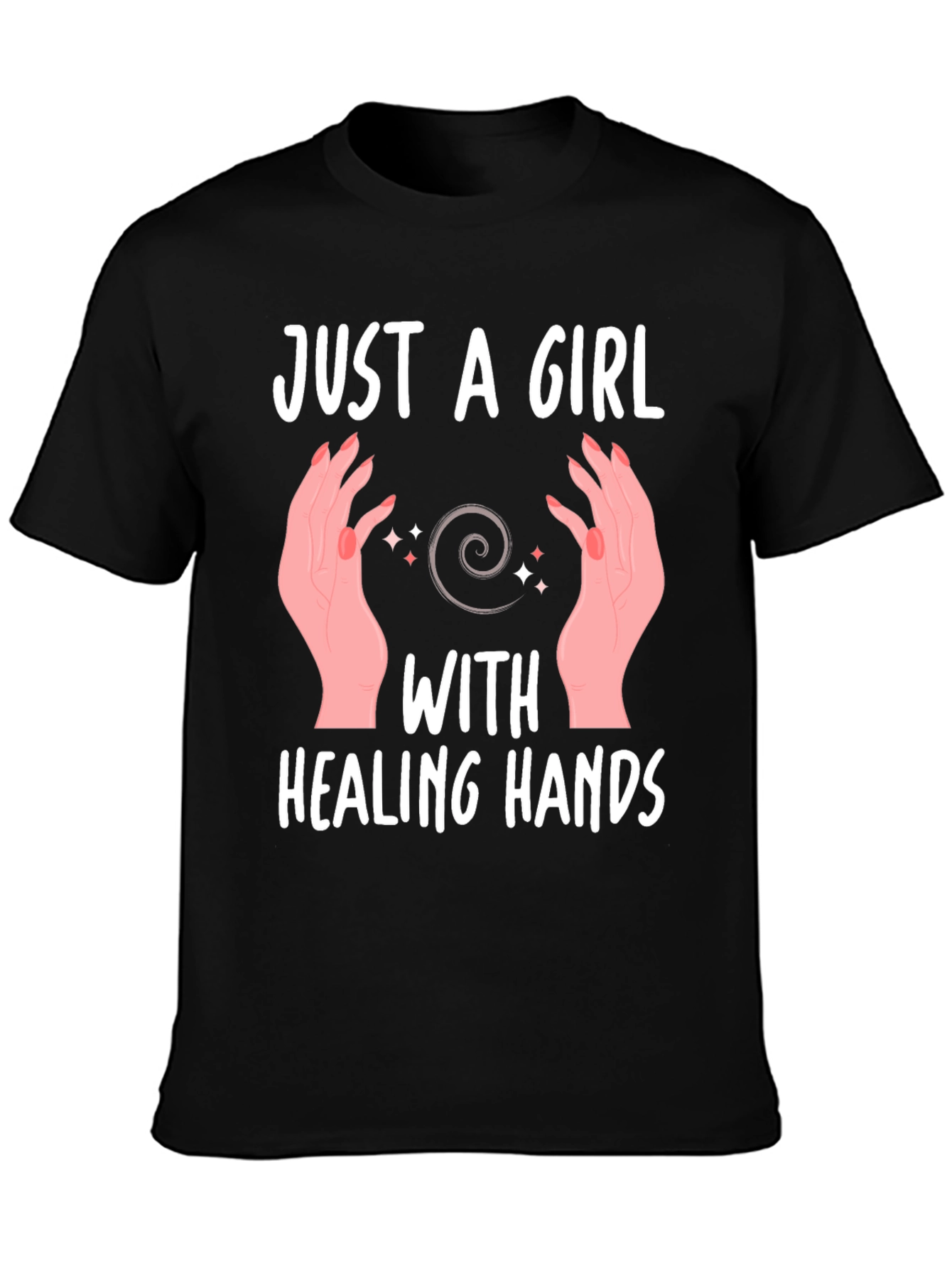 Healing Hands Graphic T-Shirt - Empowering Design