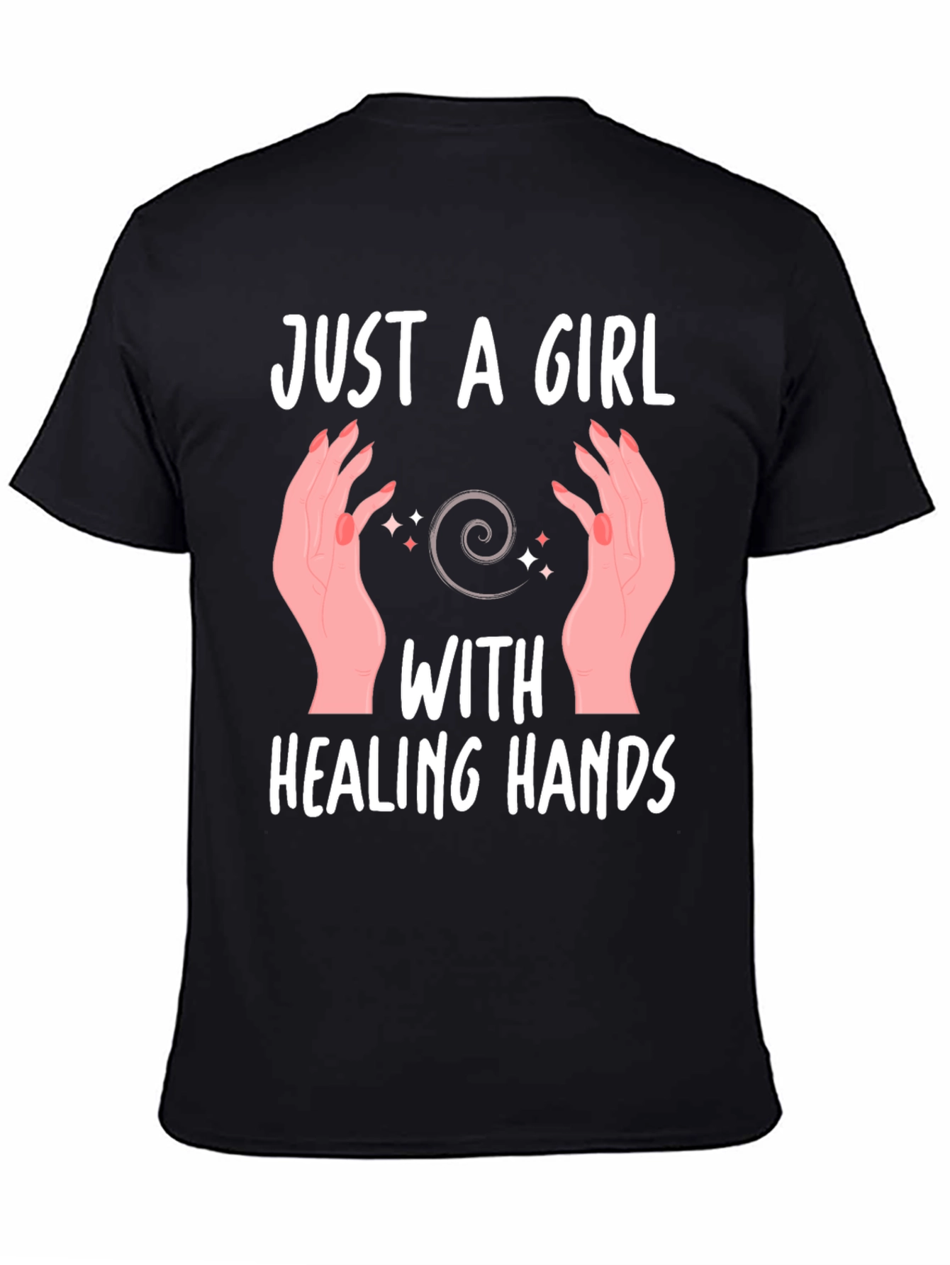 Healing Hands Graphic T-Shirt - Empowering Design