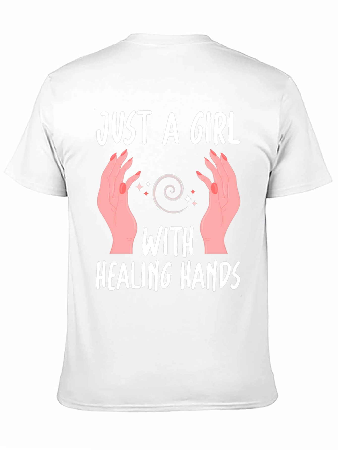Healing Hands Graphic T-Shirt - Empowering Design