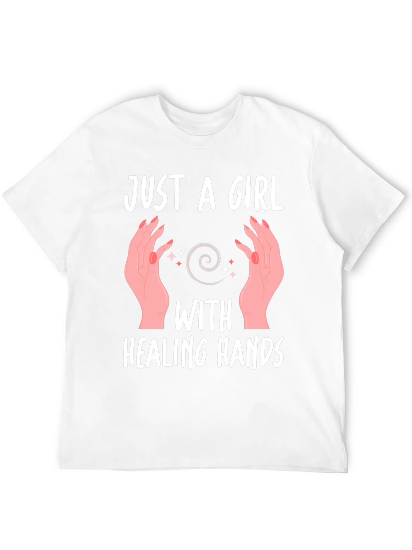 Healing Hands Graphic T-Shirt - Empowering Design