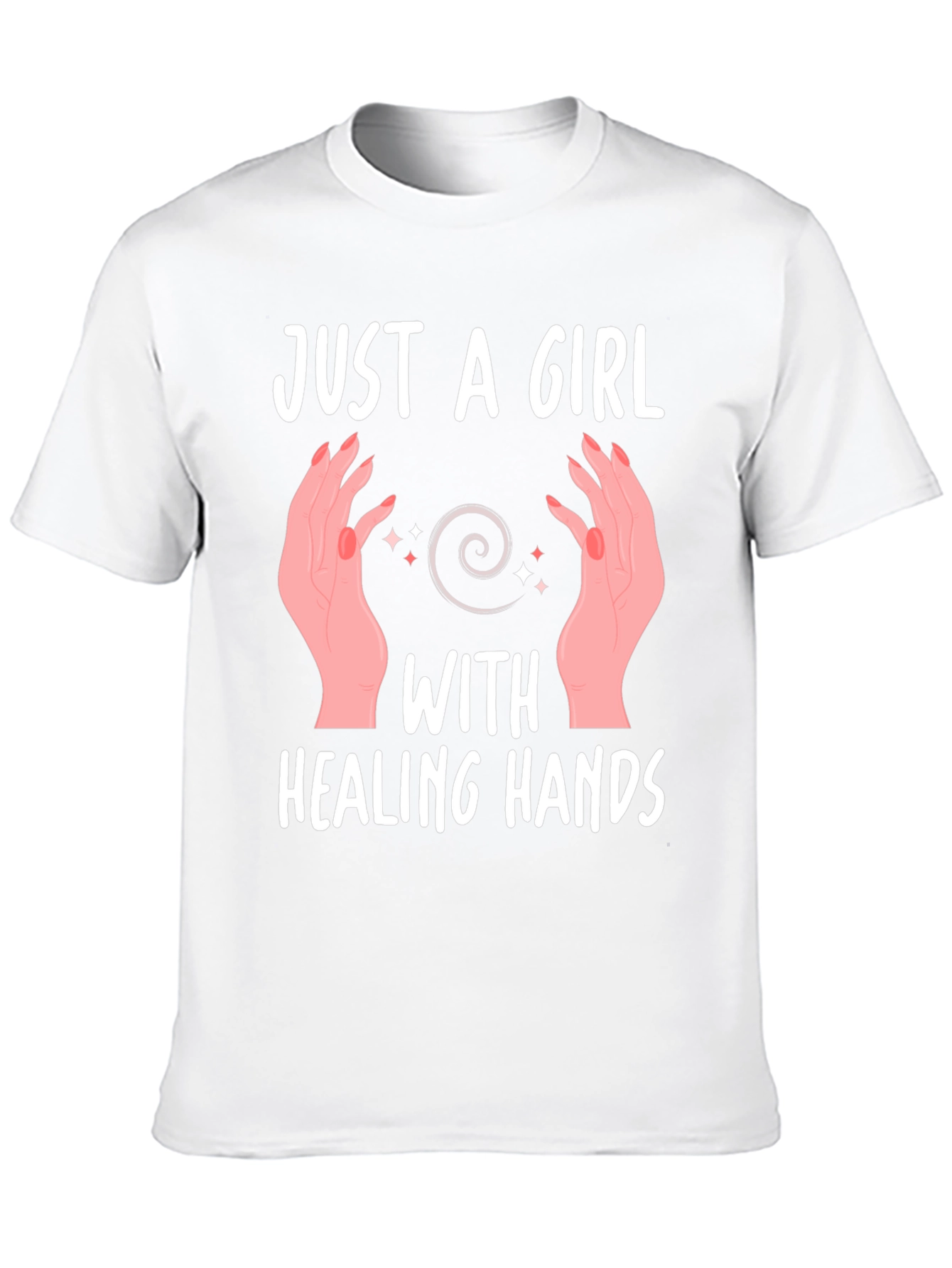 Healing Hands Graphic T-Shirt - Empowering Design