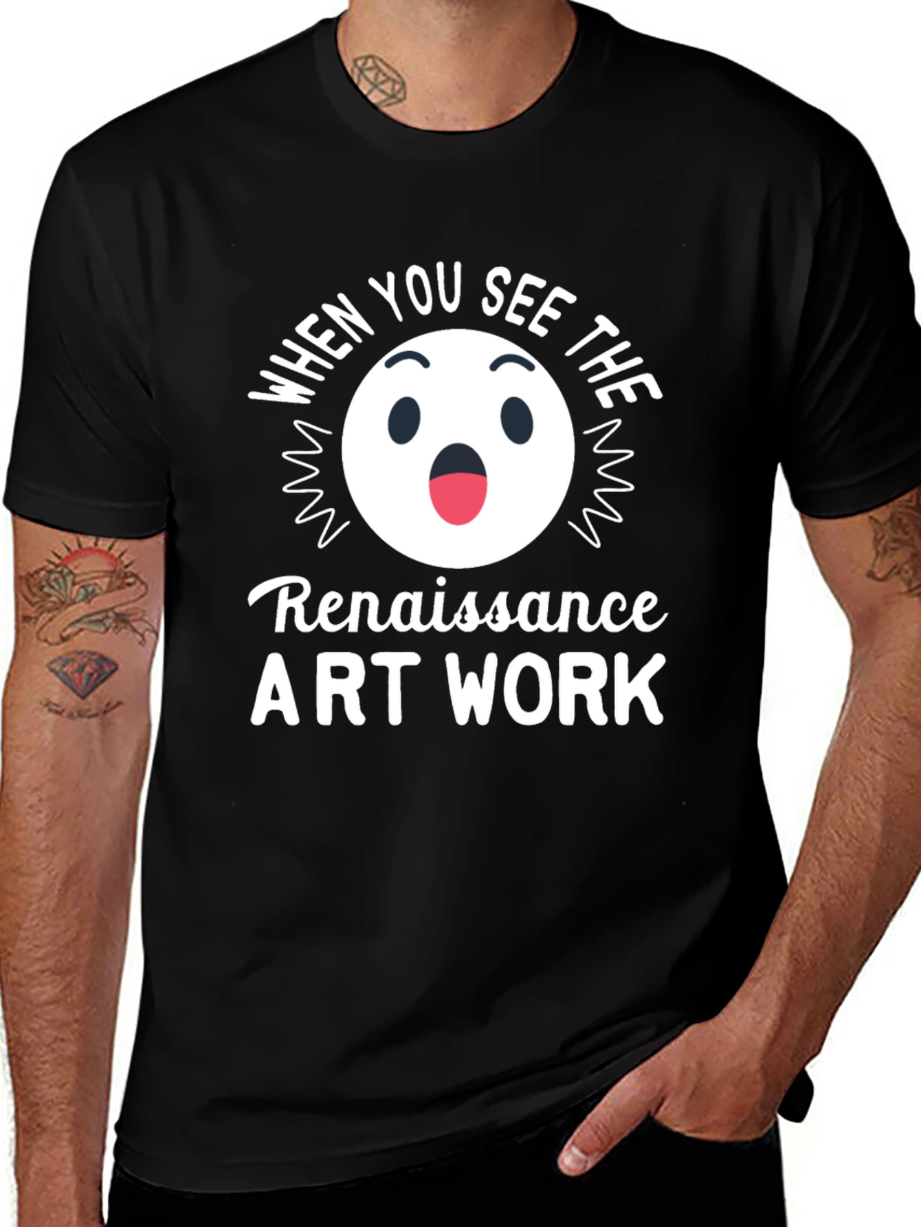 Renaissance Art Work Graphic T-Shirt