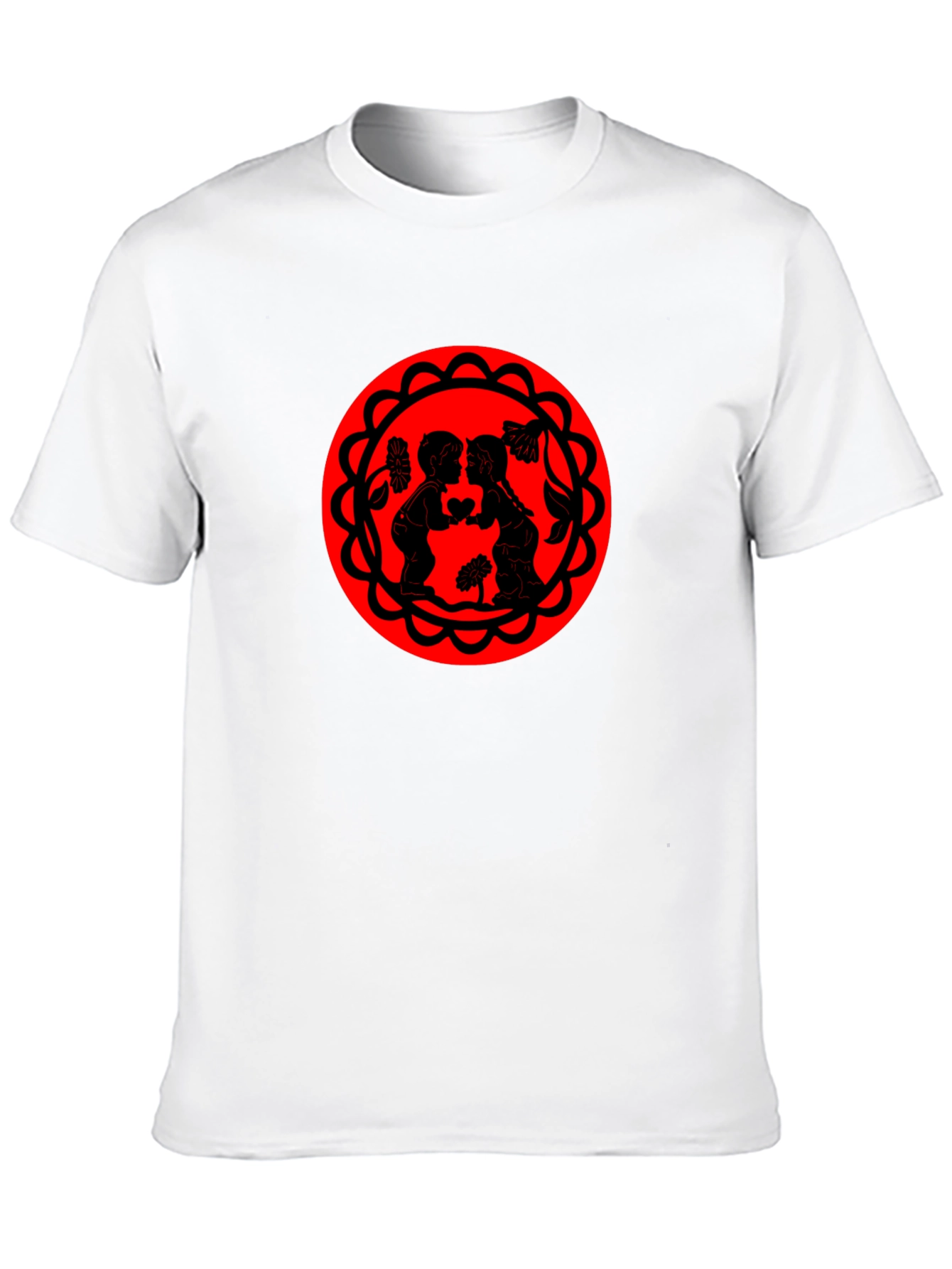 Kissing Silhouette Graphic Tee