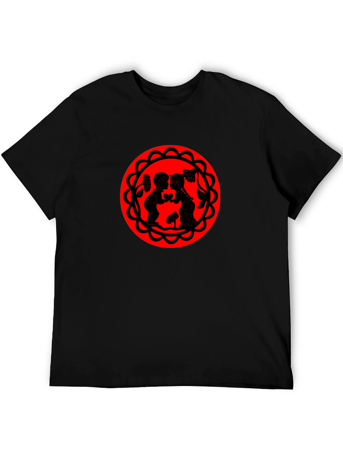Kissing Silhouette Graphic Tee