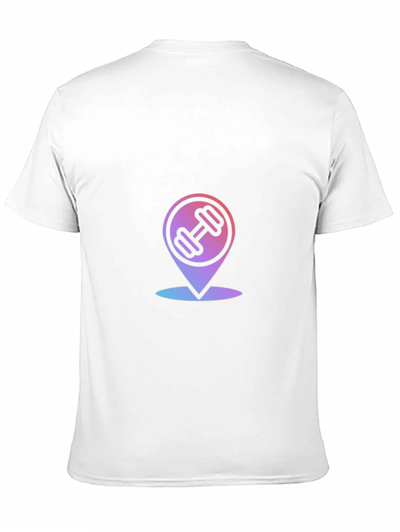 Fitness Location Mens Black Graphic Tee