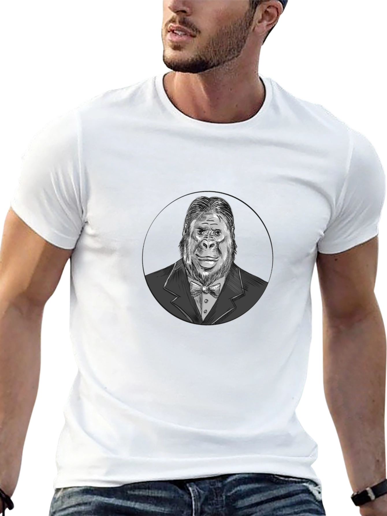 Gorilla Gentleman Graphic Tee