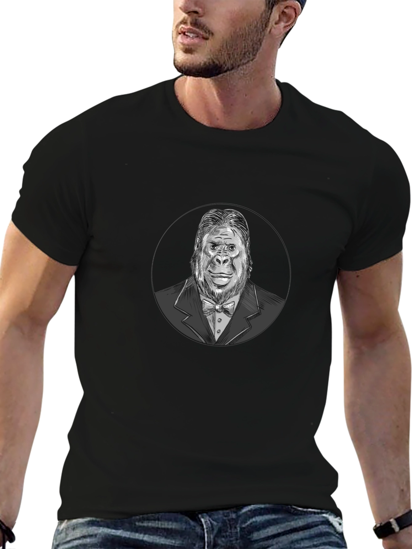 Gorilla Gentleman Graphic Tee