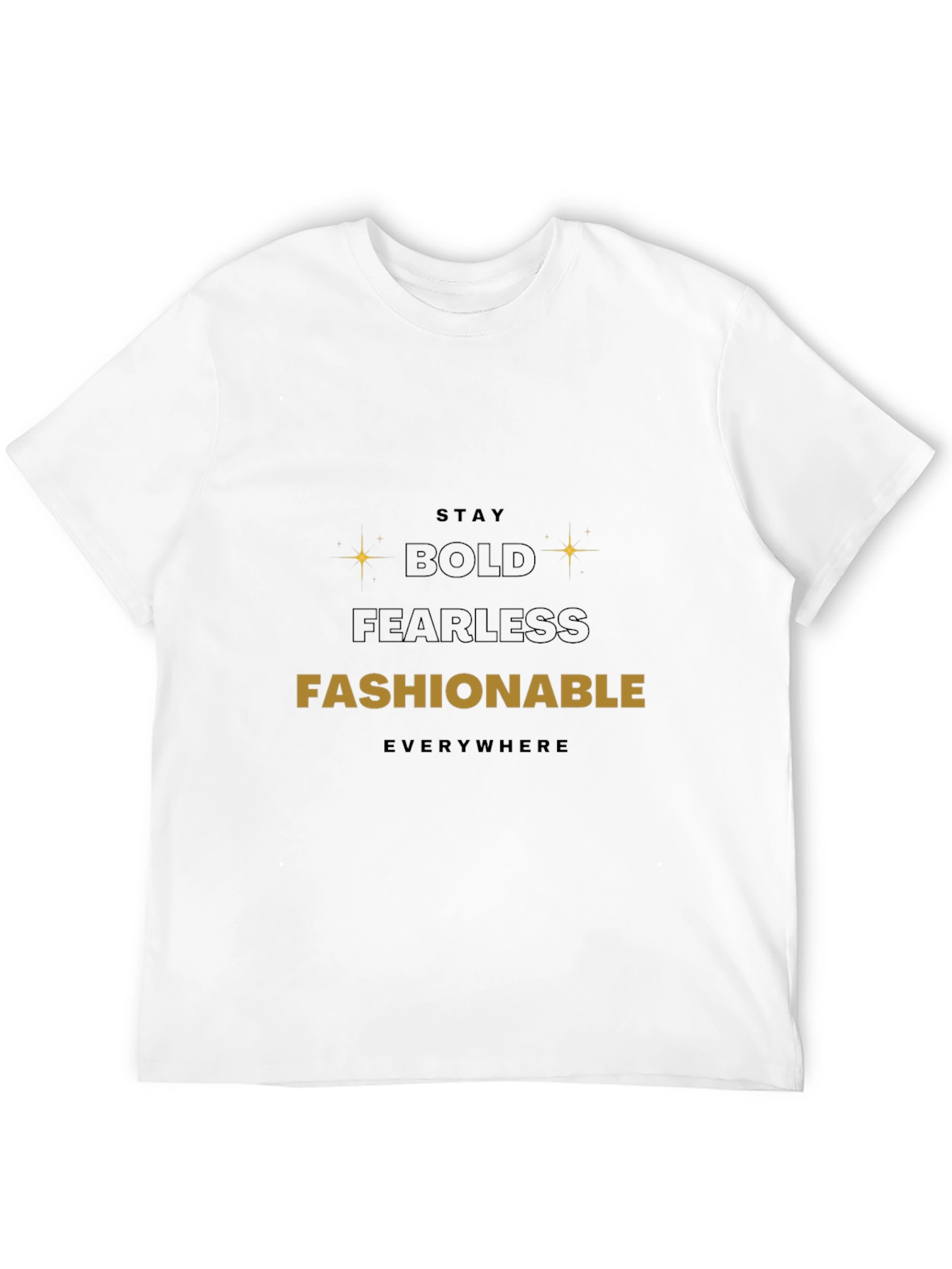 Bold Fashionable Black T-Shirt