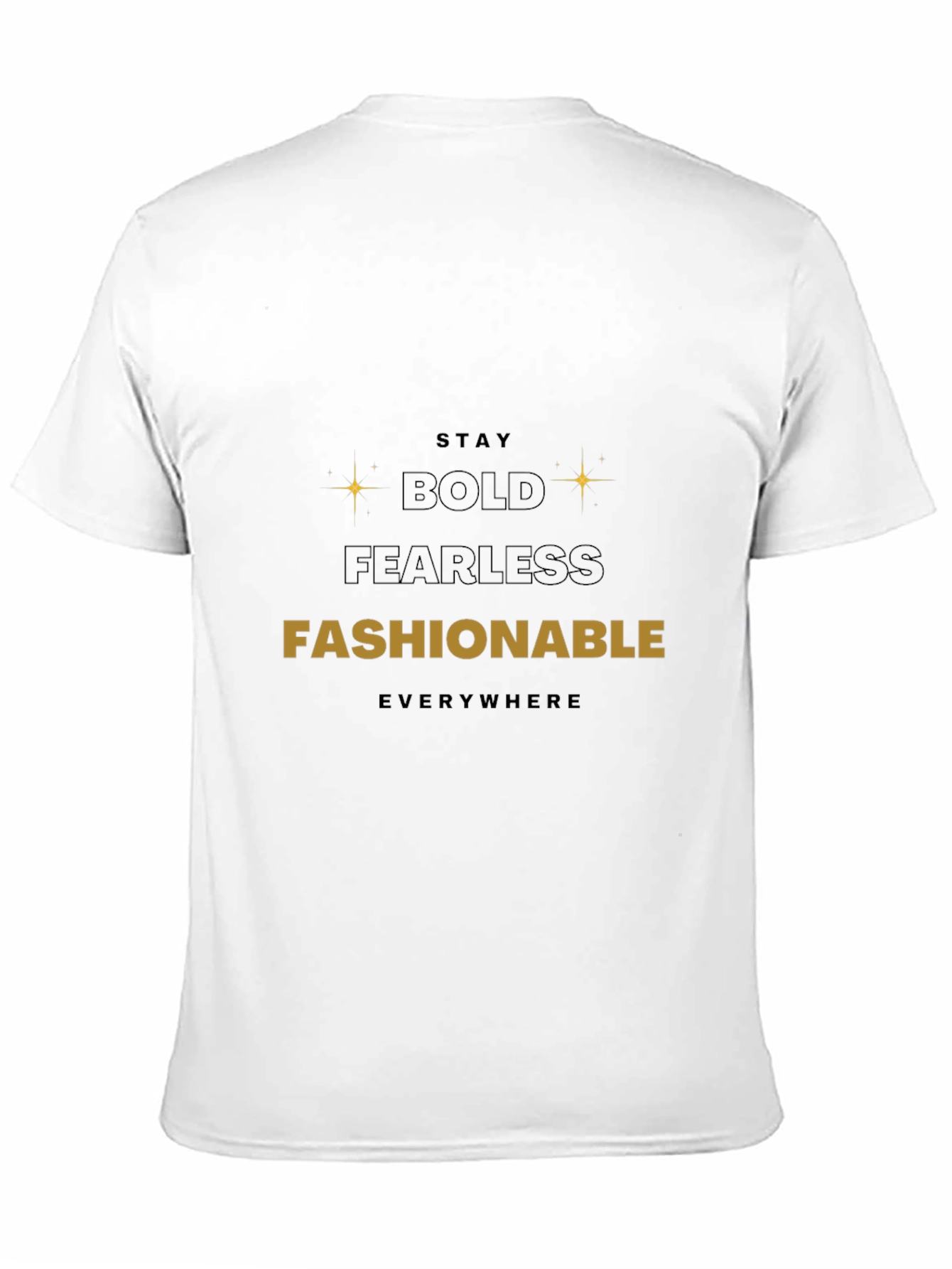 Bold Fashionable Black T-Shirt