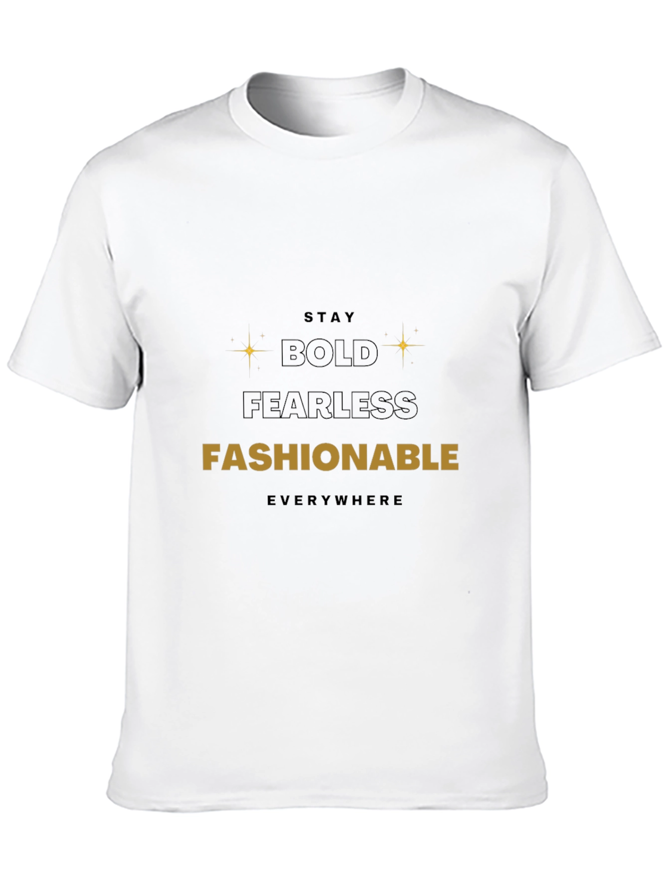 Bold Fashionable Black T-Shirt