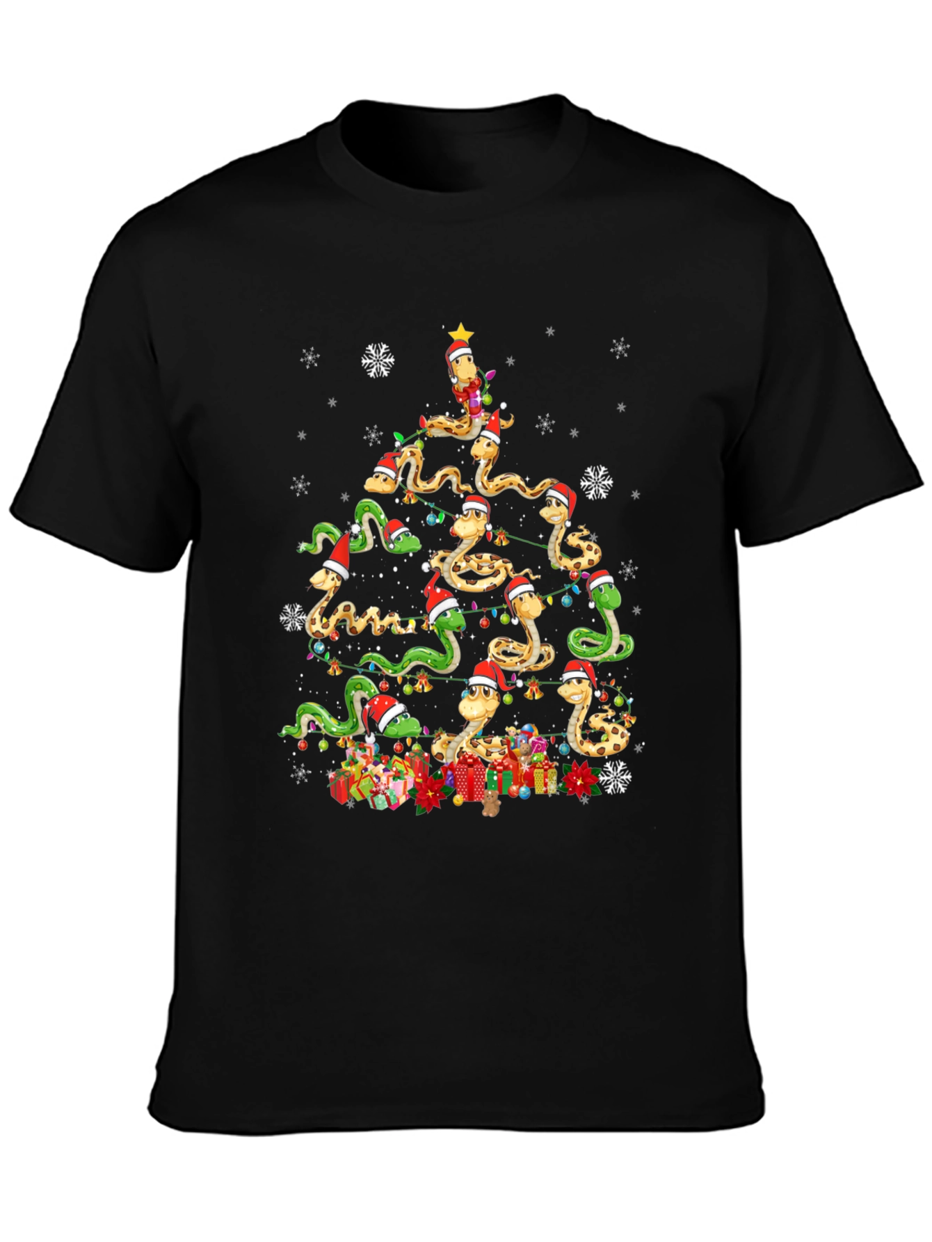 Snakes Christmas Tree T-Shirt