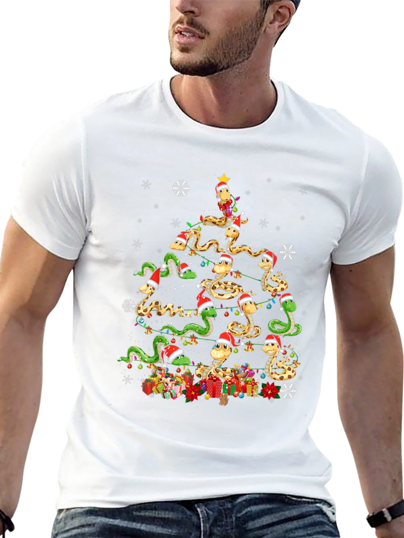 Snakes Christmas Tree T-Shirt