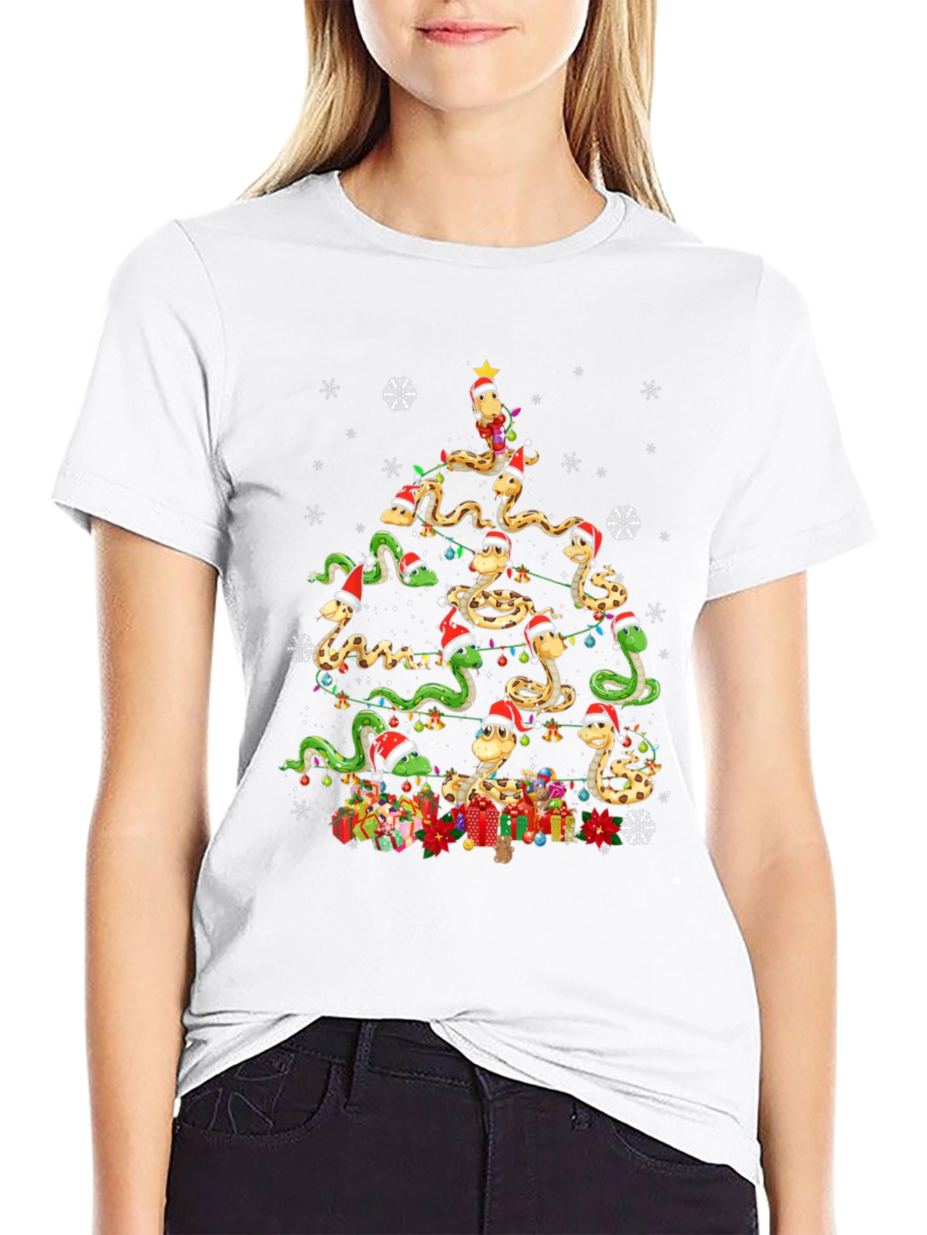 Snakes Christmas Tree T-Shirt