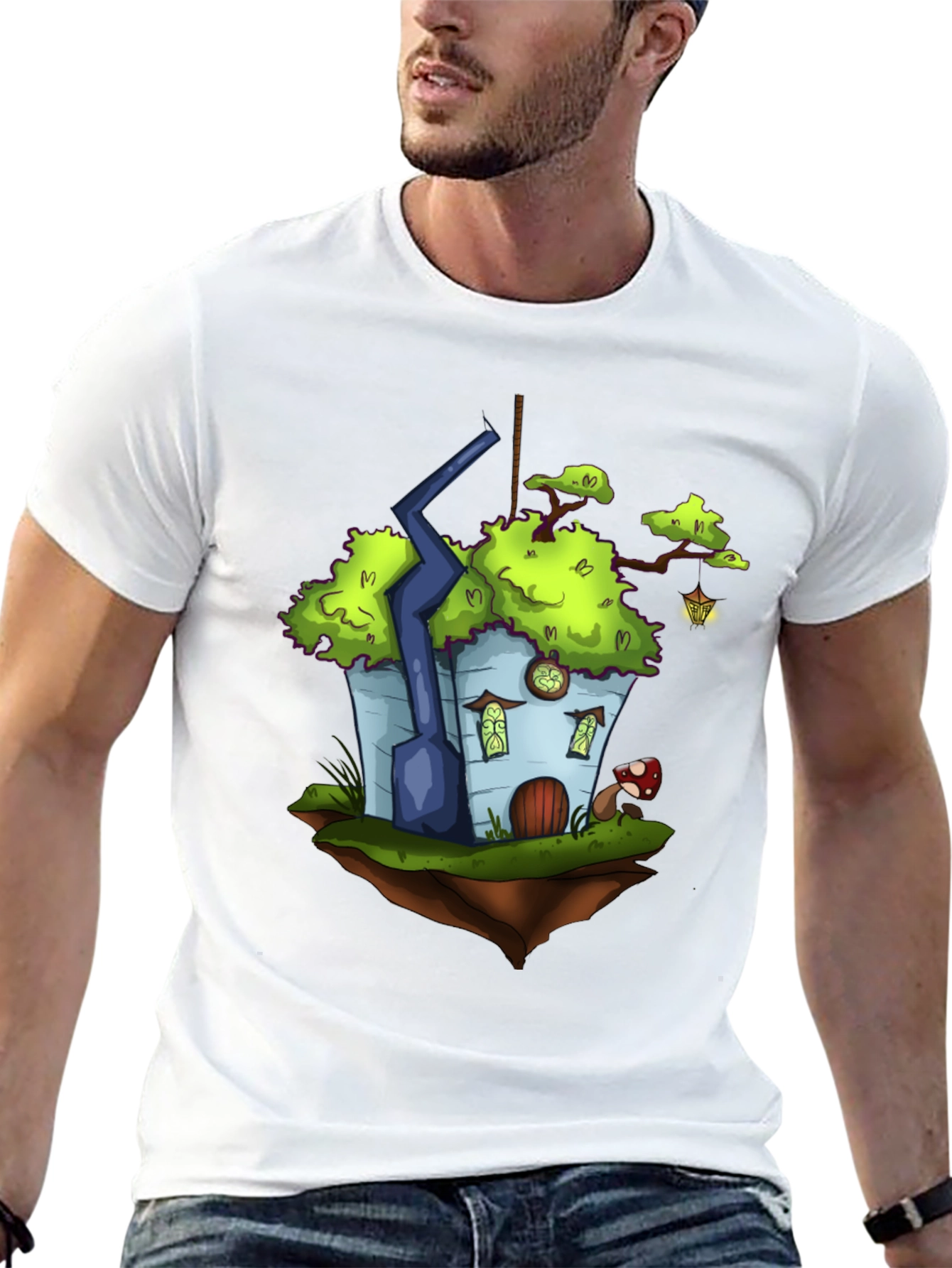 Whimsical Floating House T-Shirt