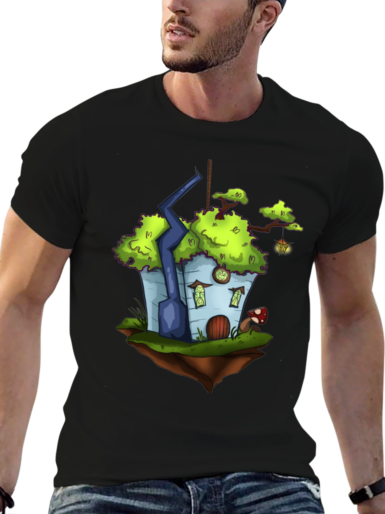 Whimsical Floating House T-Shirt
