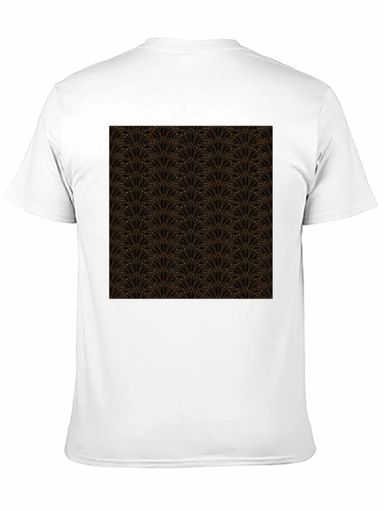 Patterned Crew Neck T-Shirt - Stylish Casual Wear