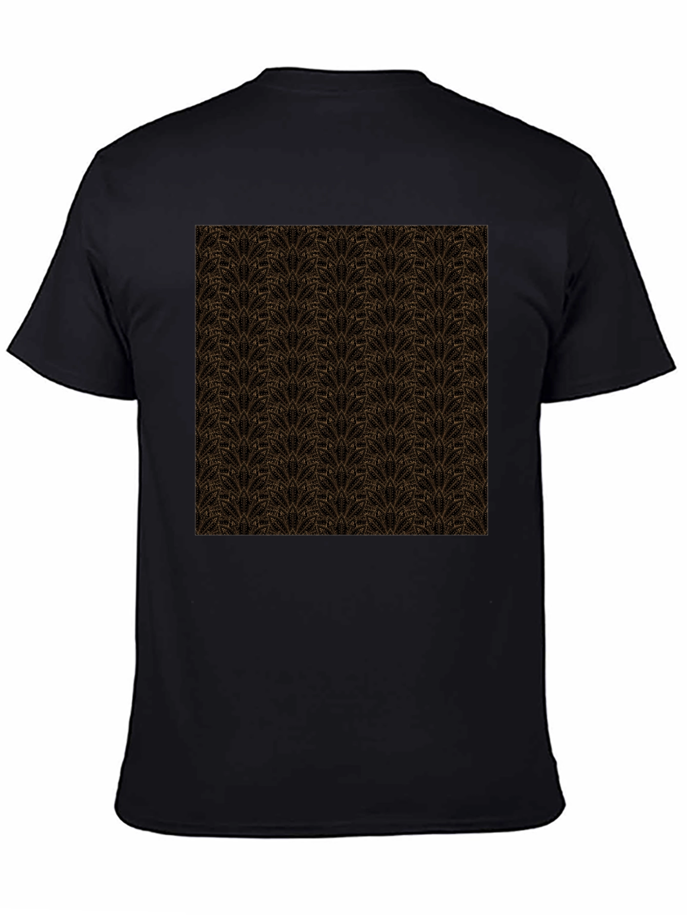 Patterned Crew Neck T-Shirt - Stylish Casual Wear