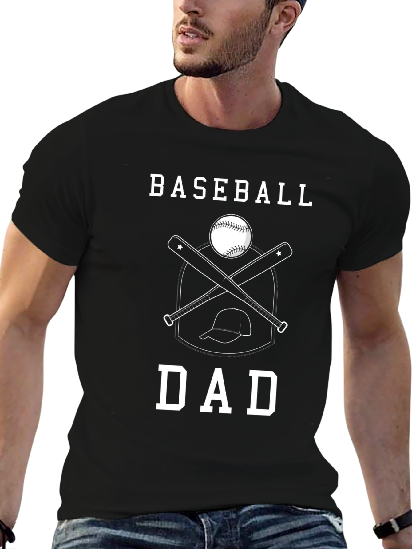 Baseball Dad T-Shirt - Sports Father Gift