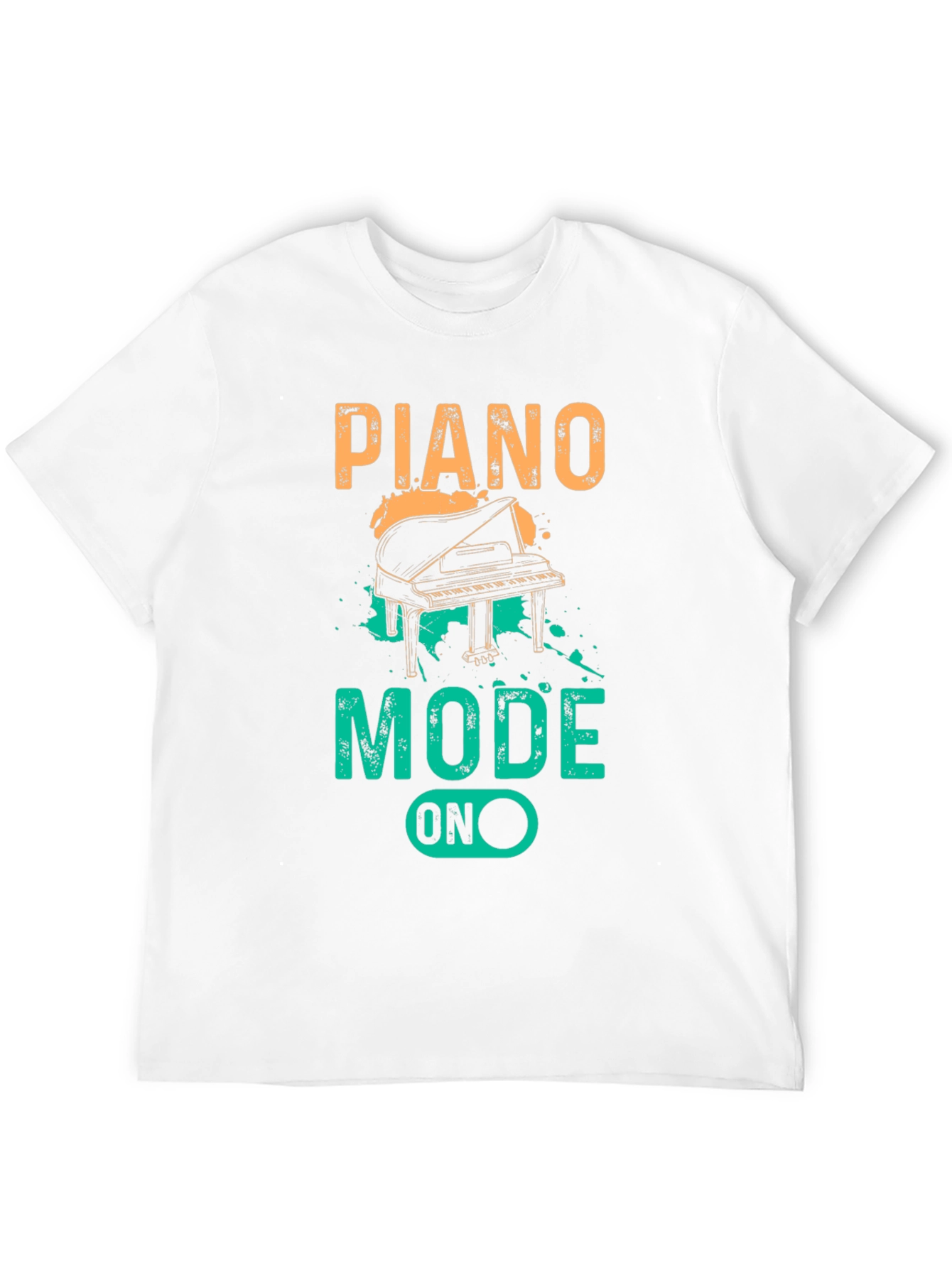 Piano Mode On Graphic T-Shirt