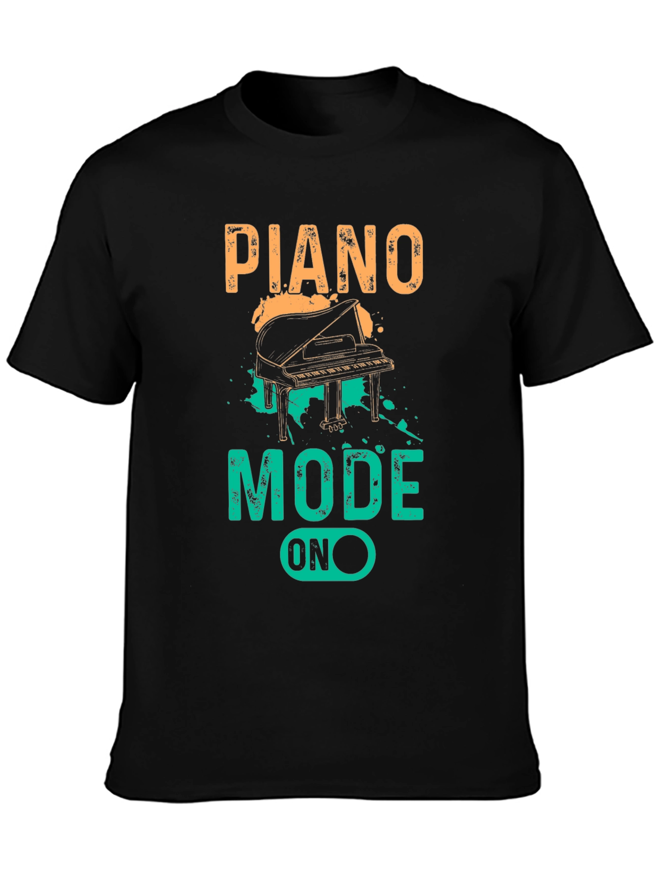 Piano Mode On Graphic T-Shirt