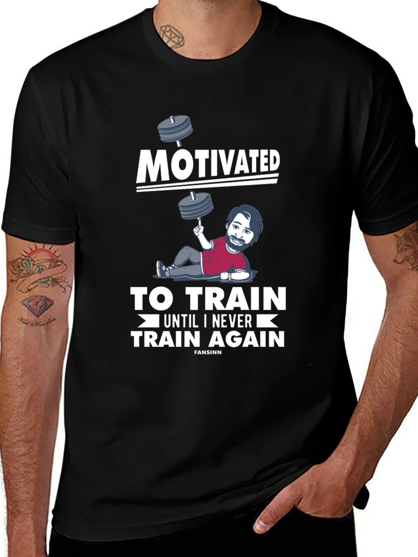 Motivated To Train Graphic T-Shirt