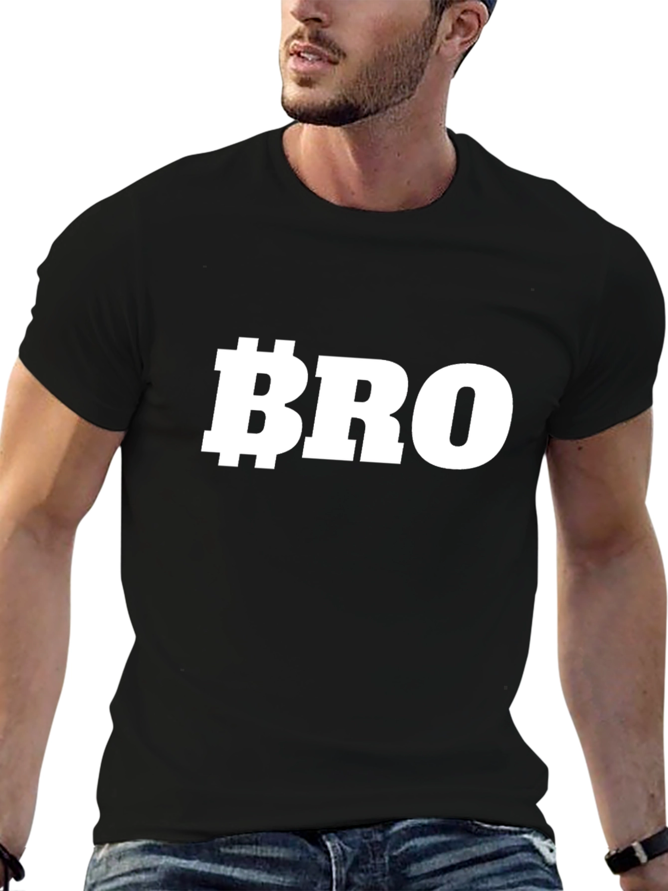 Crypto Bro T-Shirt - Bitcoin Inspired Design