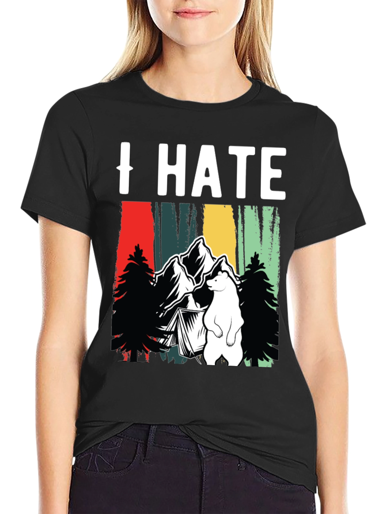 I Hate Camping T-Shirt