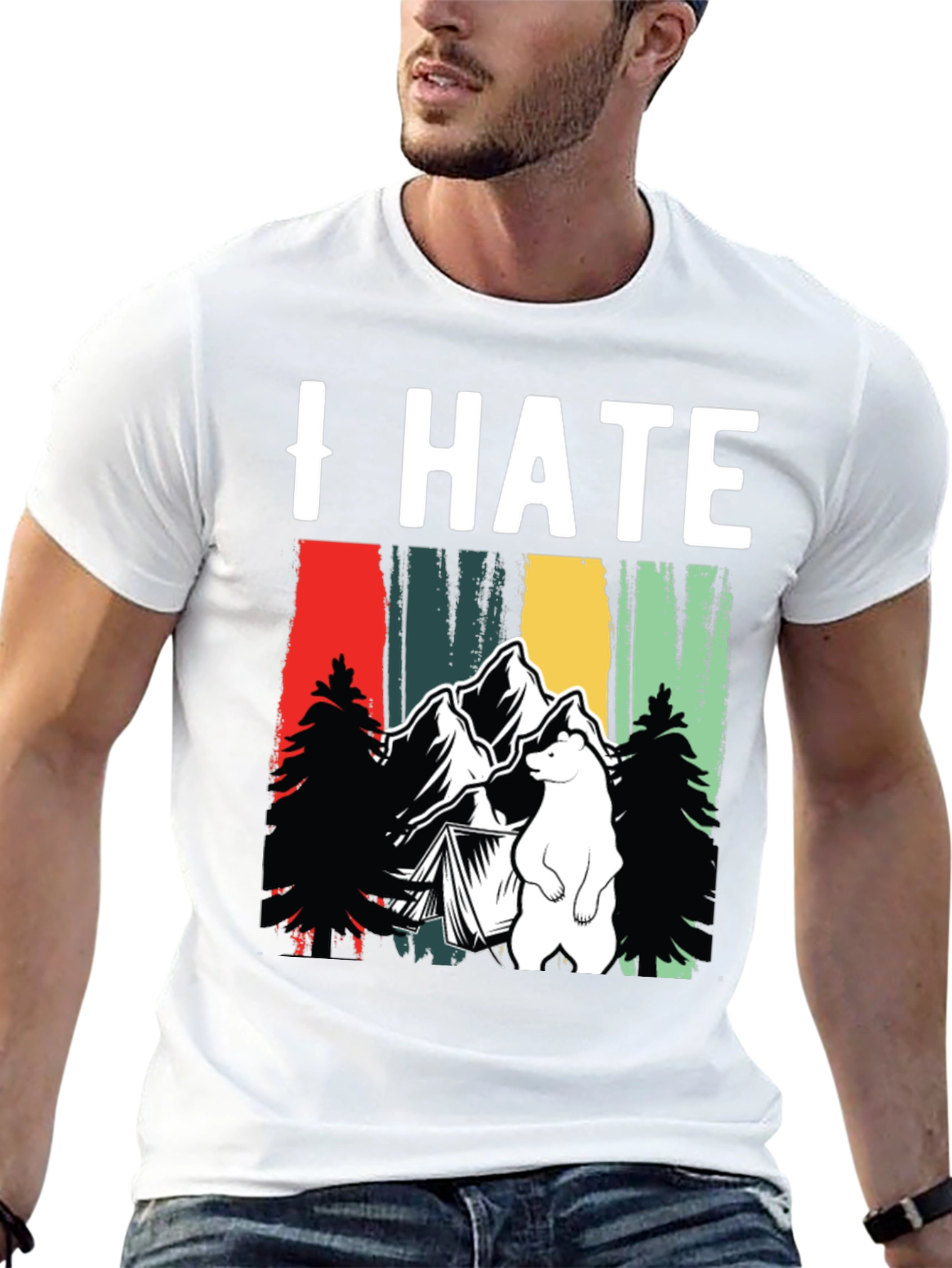I Hate Camping T-Shirt