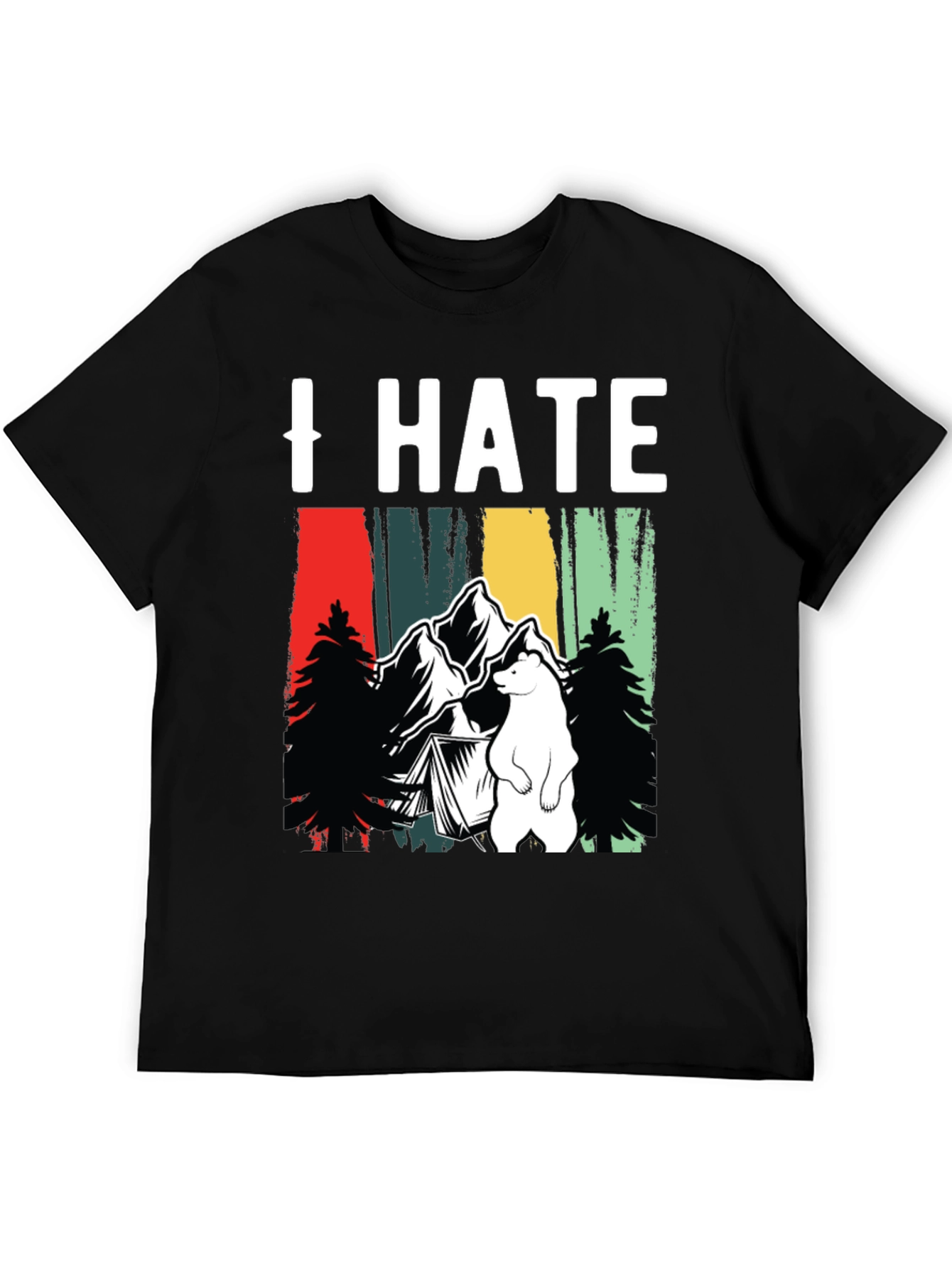 I Hate Camping T-Shirt