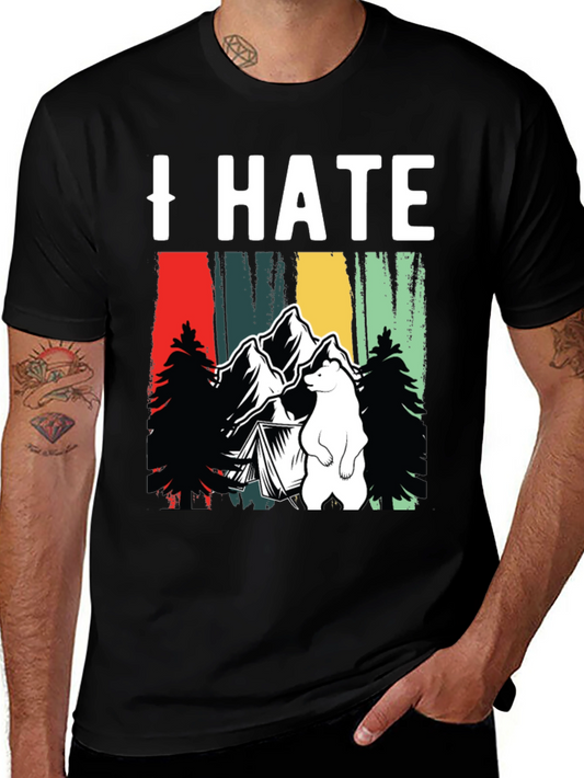 I Hate Camping T-Shirt
