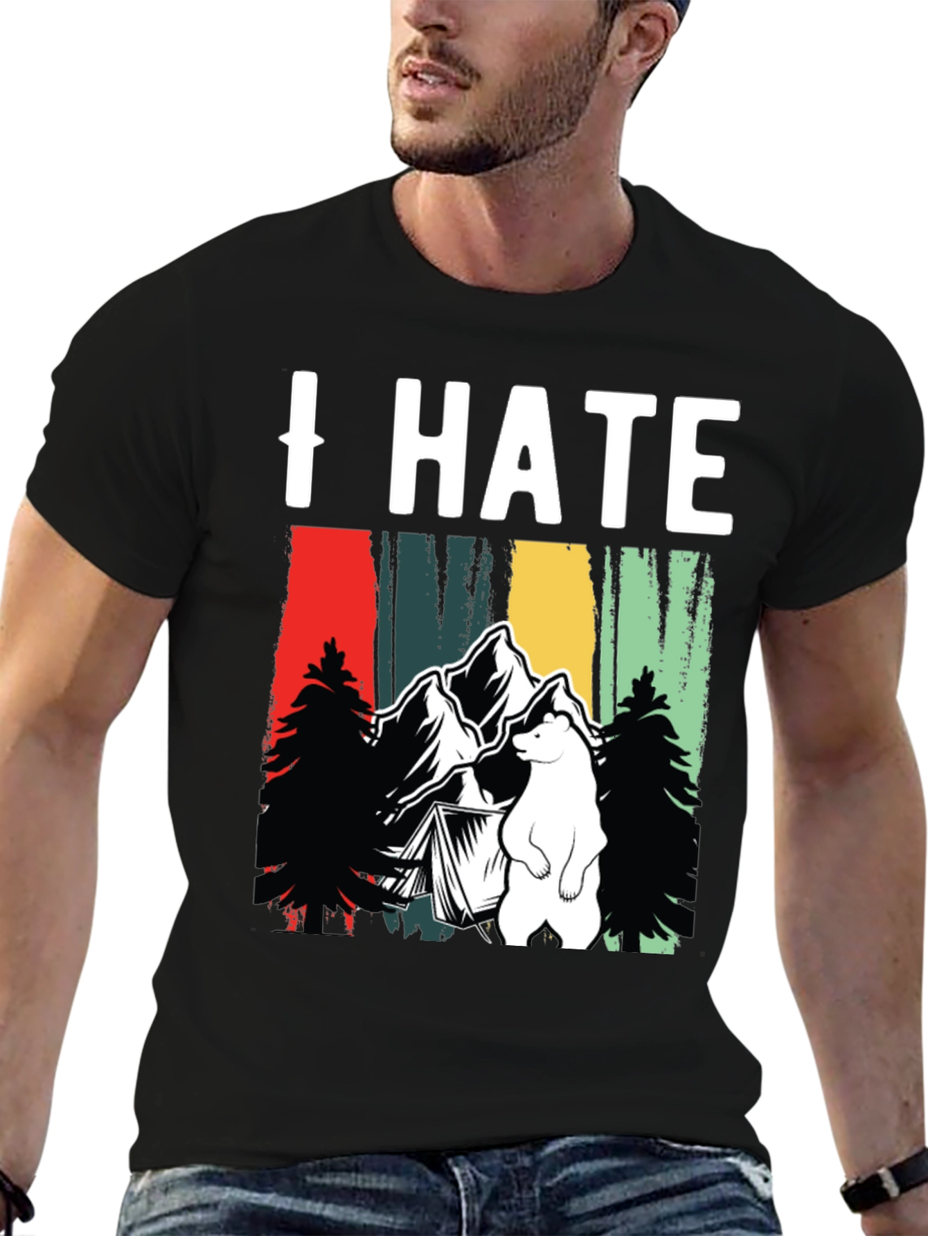 I Hate Camping T-Shirt