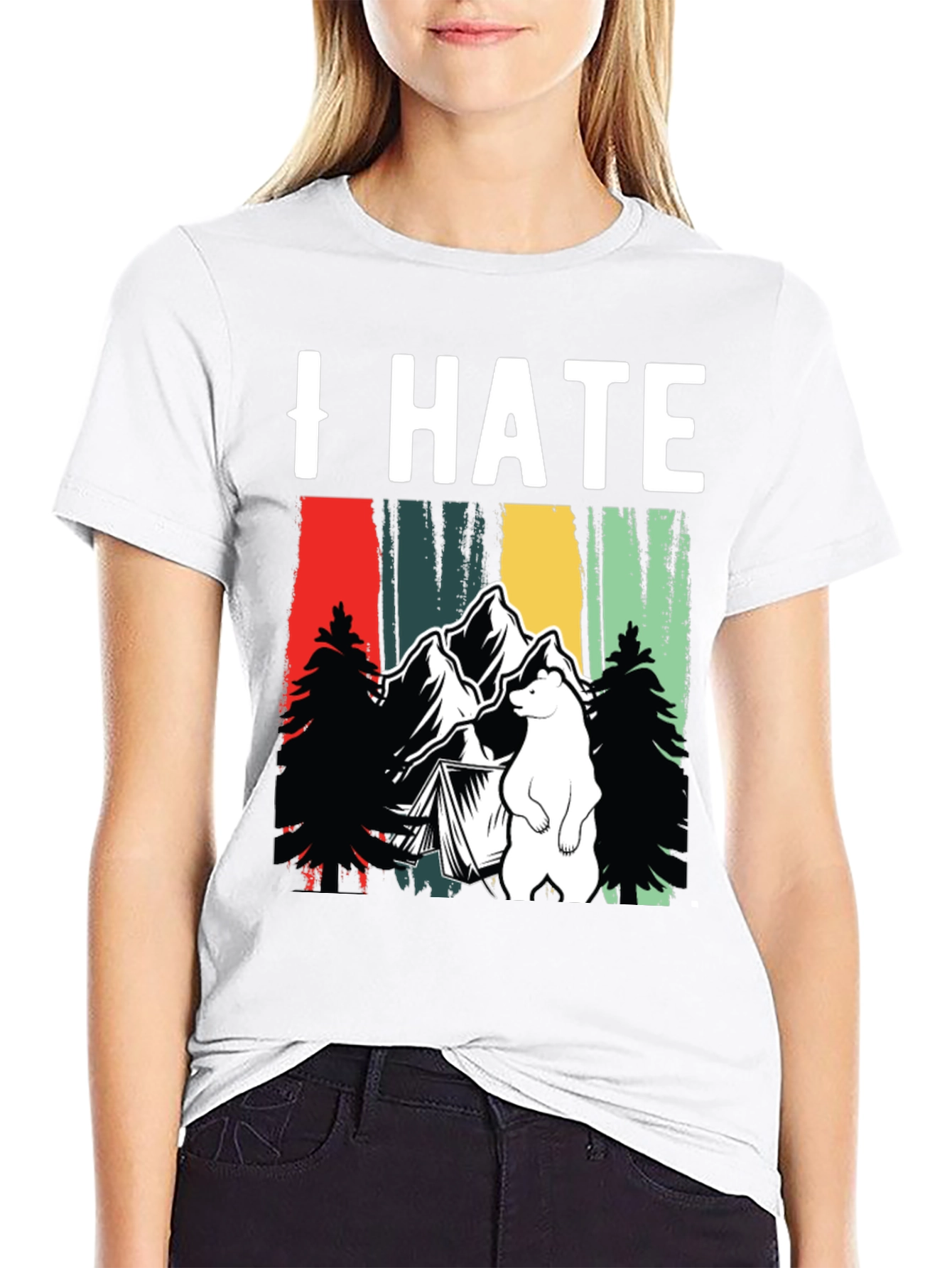 I Hate Camping T-Shirt